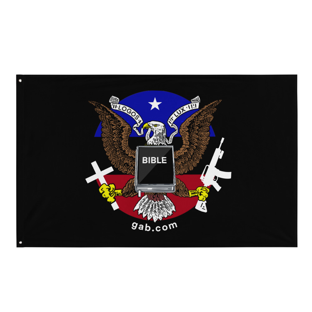 Gab Emblem (Color) Flag