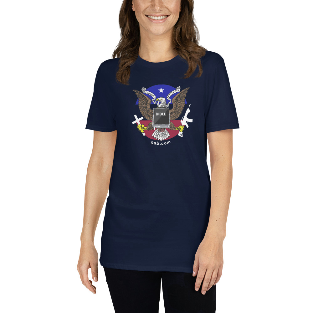 Gab Emblem Color Women's T-Shirt (+1 Yr. PRO) - Navy / 2XL