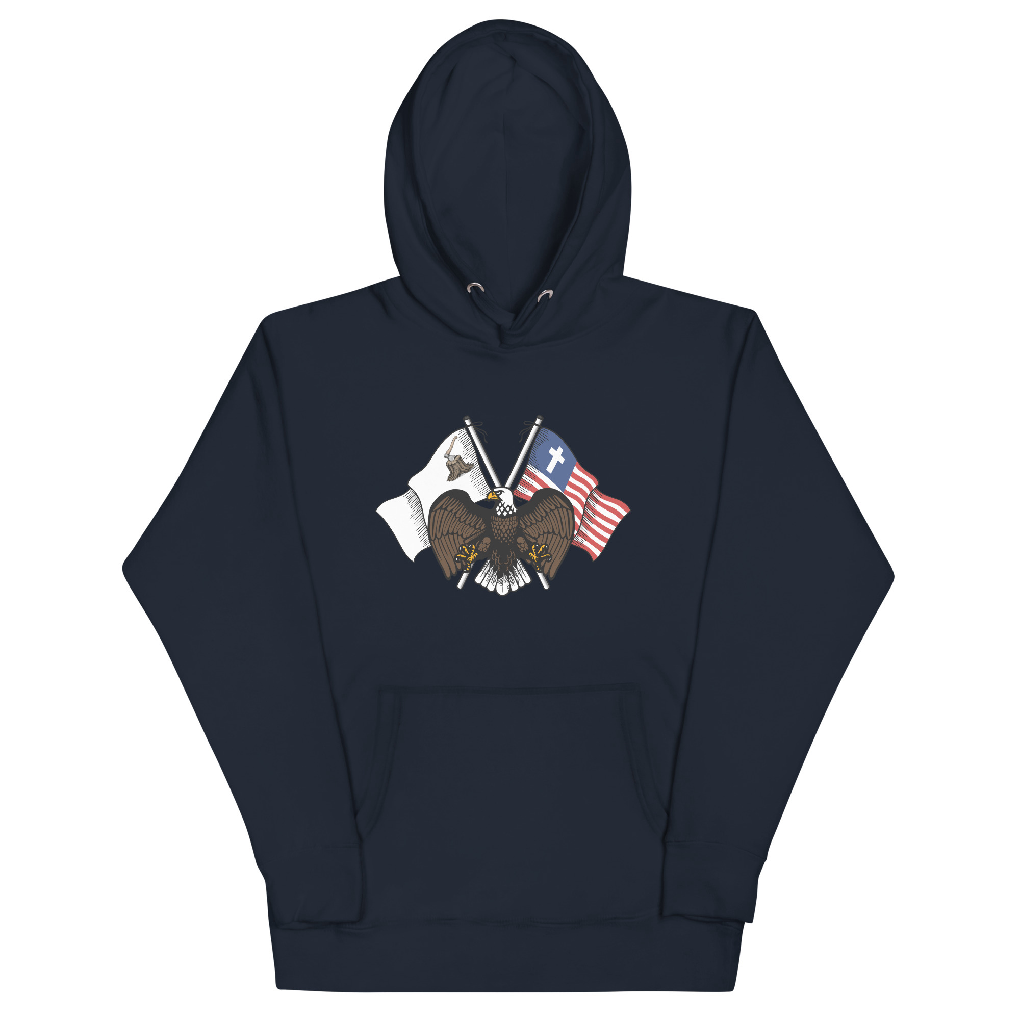 Eagle Emblem Hoodie - Navy Blazer / XL