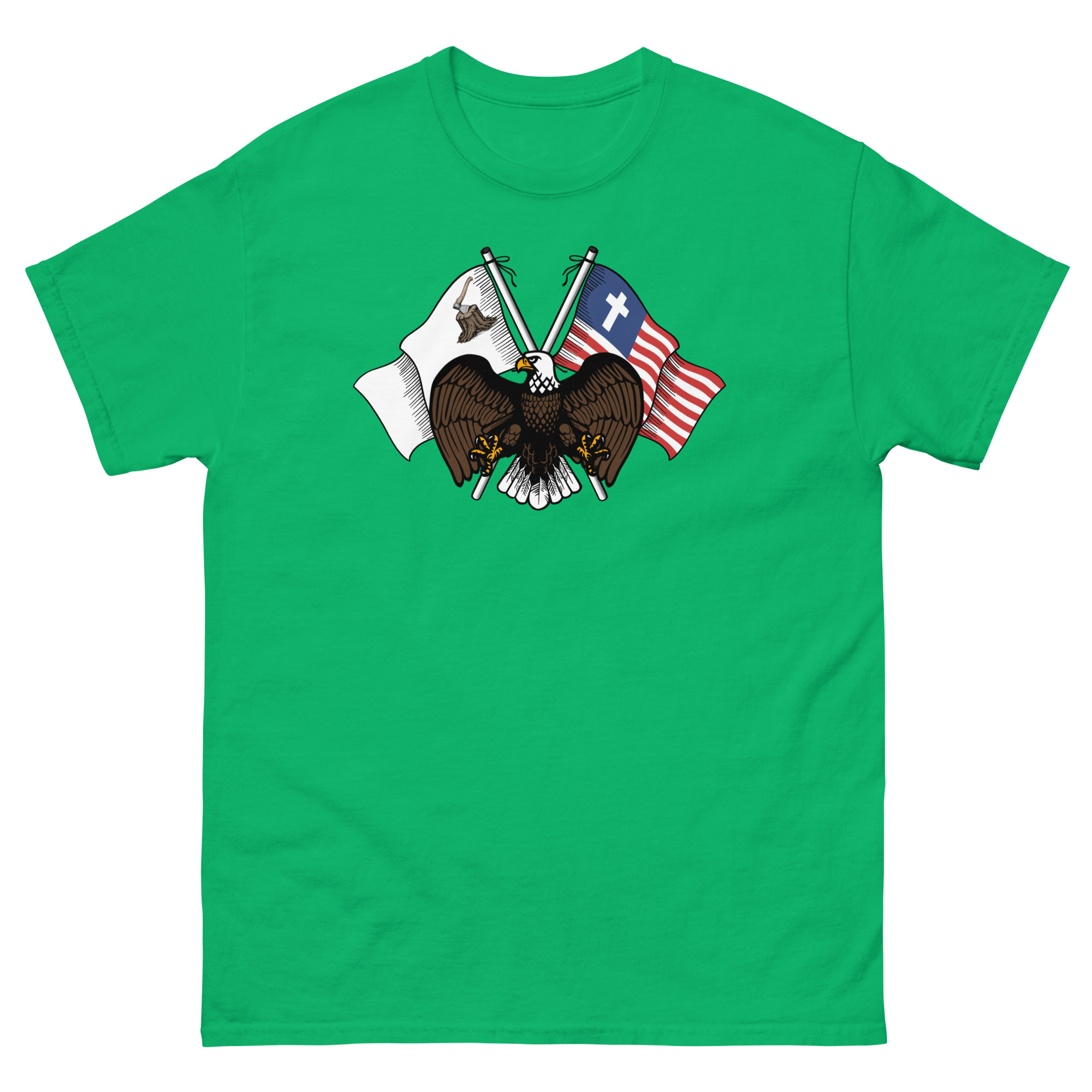 Eagle Emblem T-Shirt - Irish Green / M