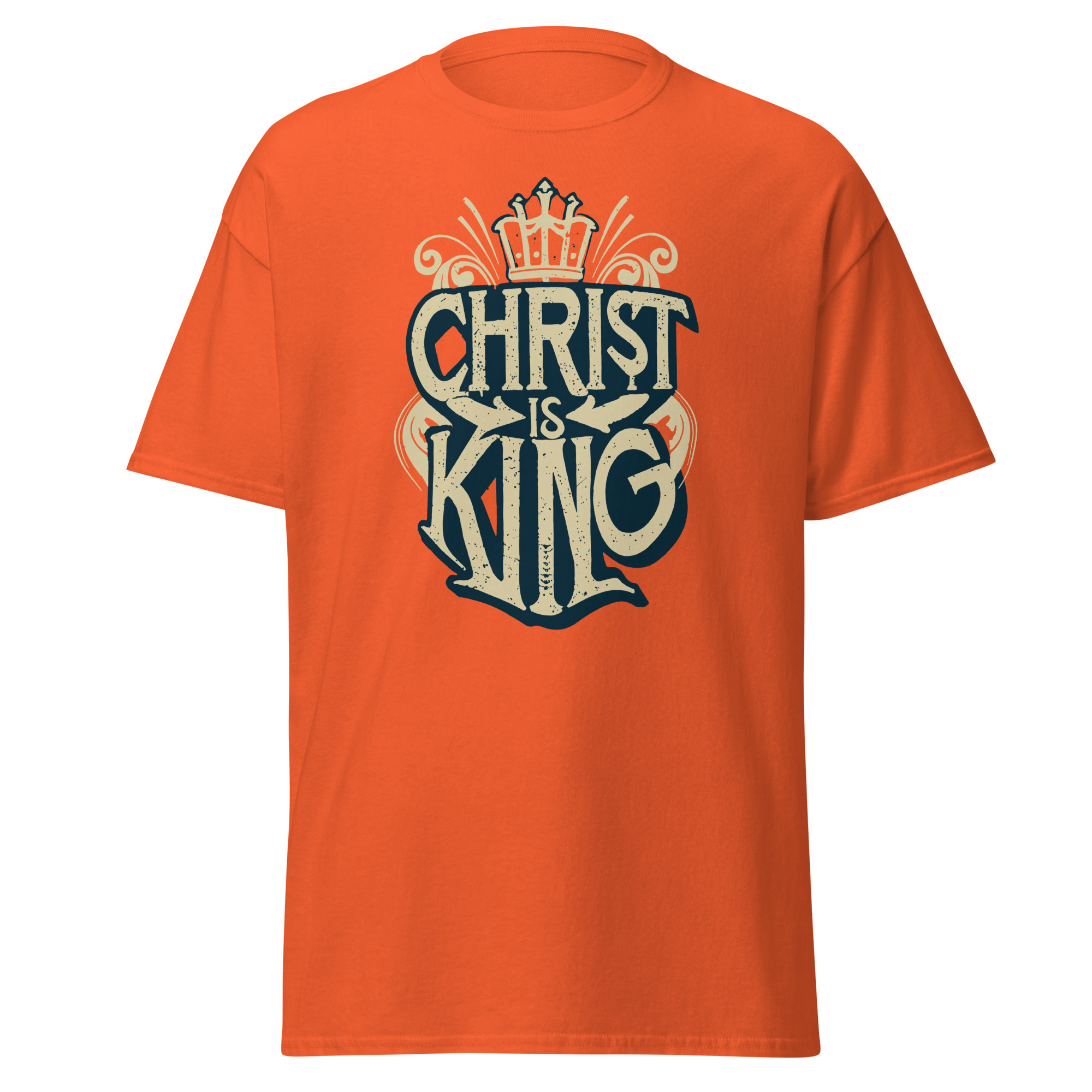 Christ is King T-Shirt - Orange / L