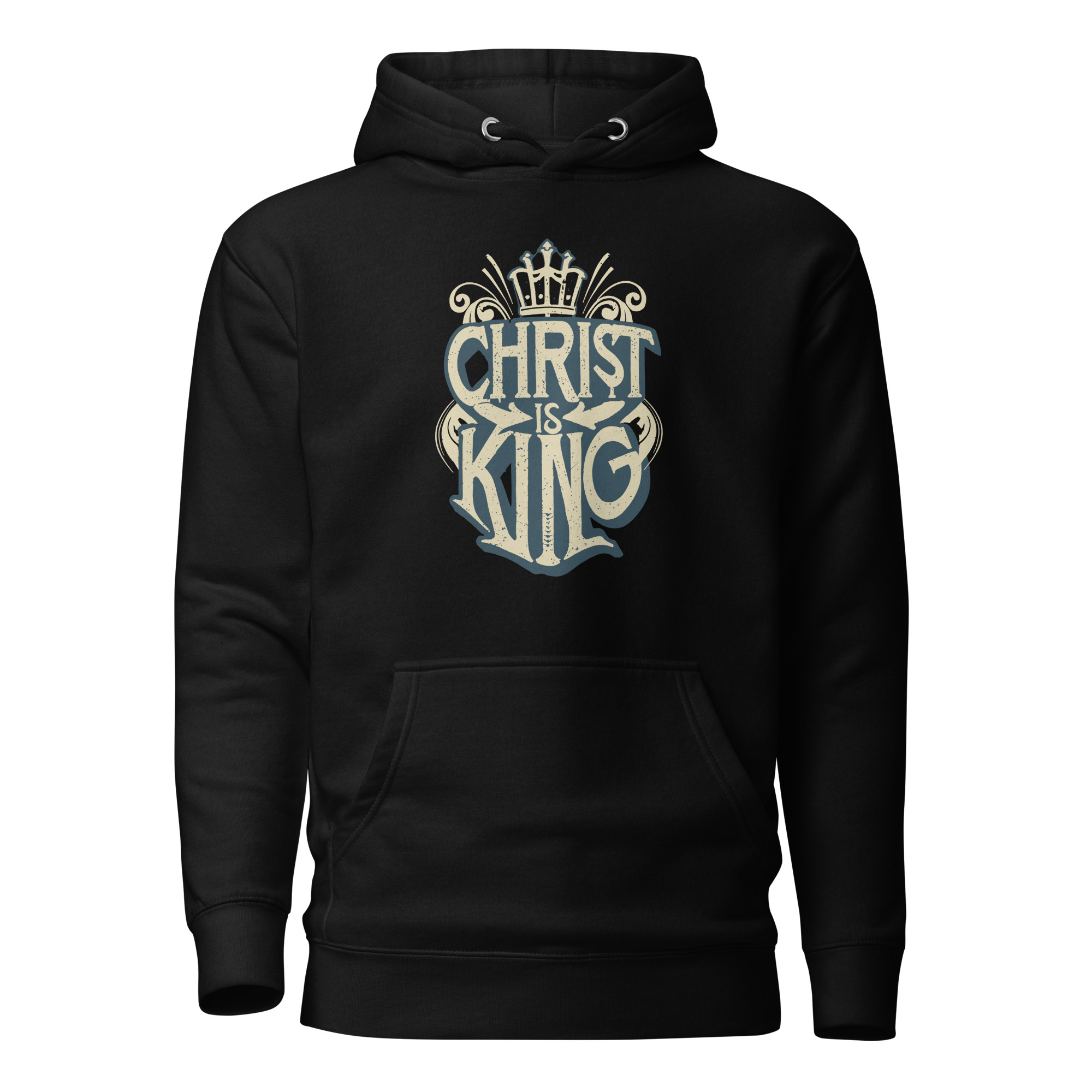 Christ is King Hoodie - Black / S