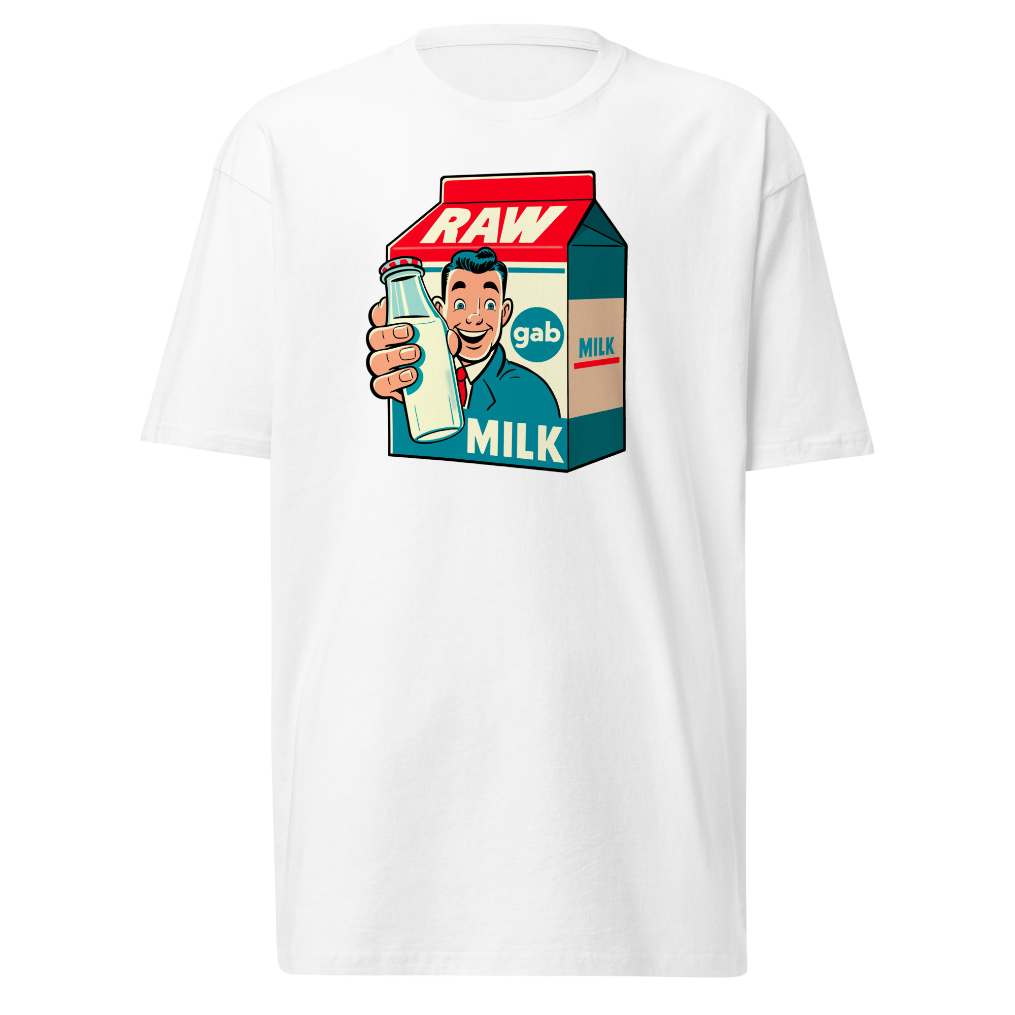 Raw Milk T-Shirt - White / M