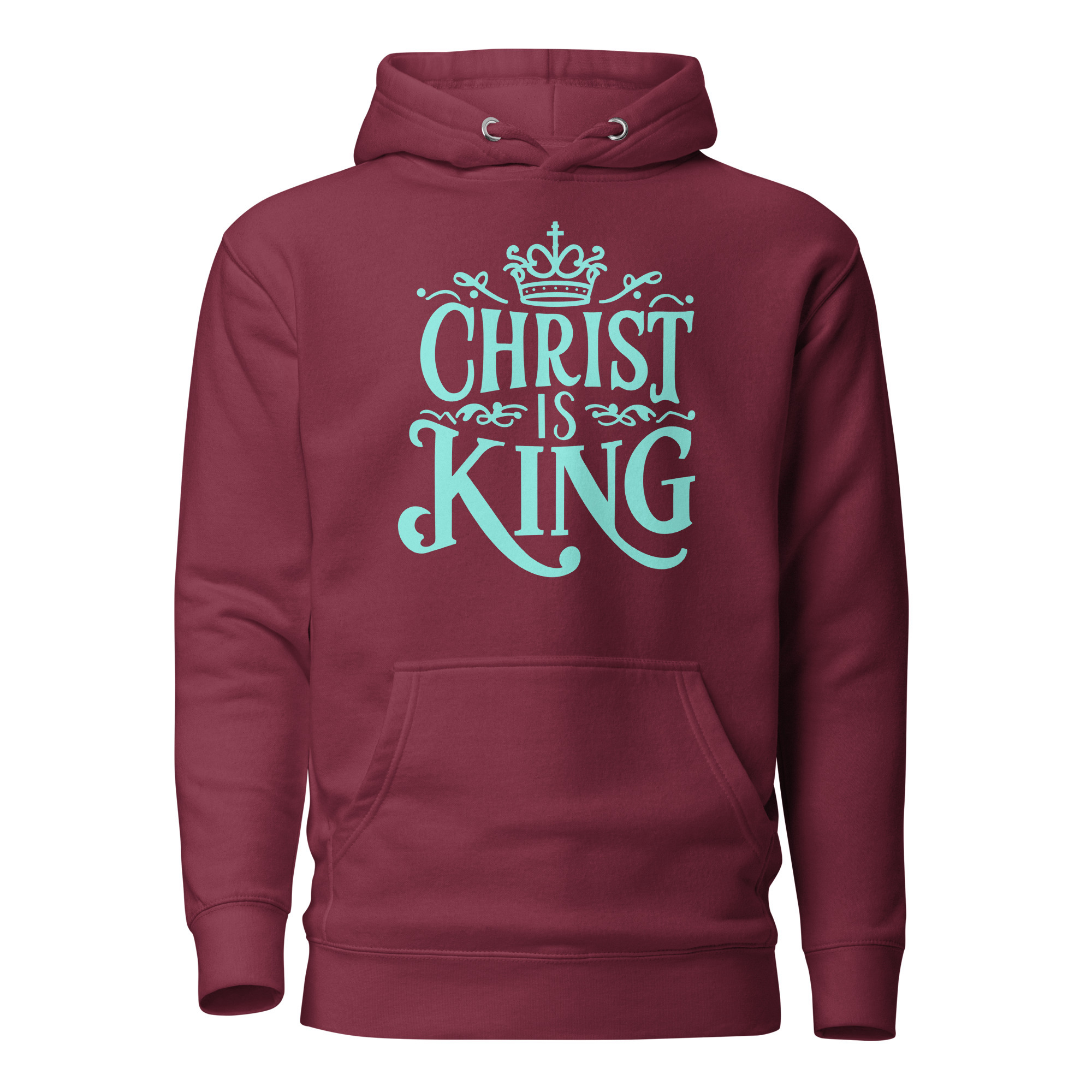 Christ is King 2.0 Hoodie - Maroon / XL