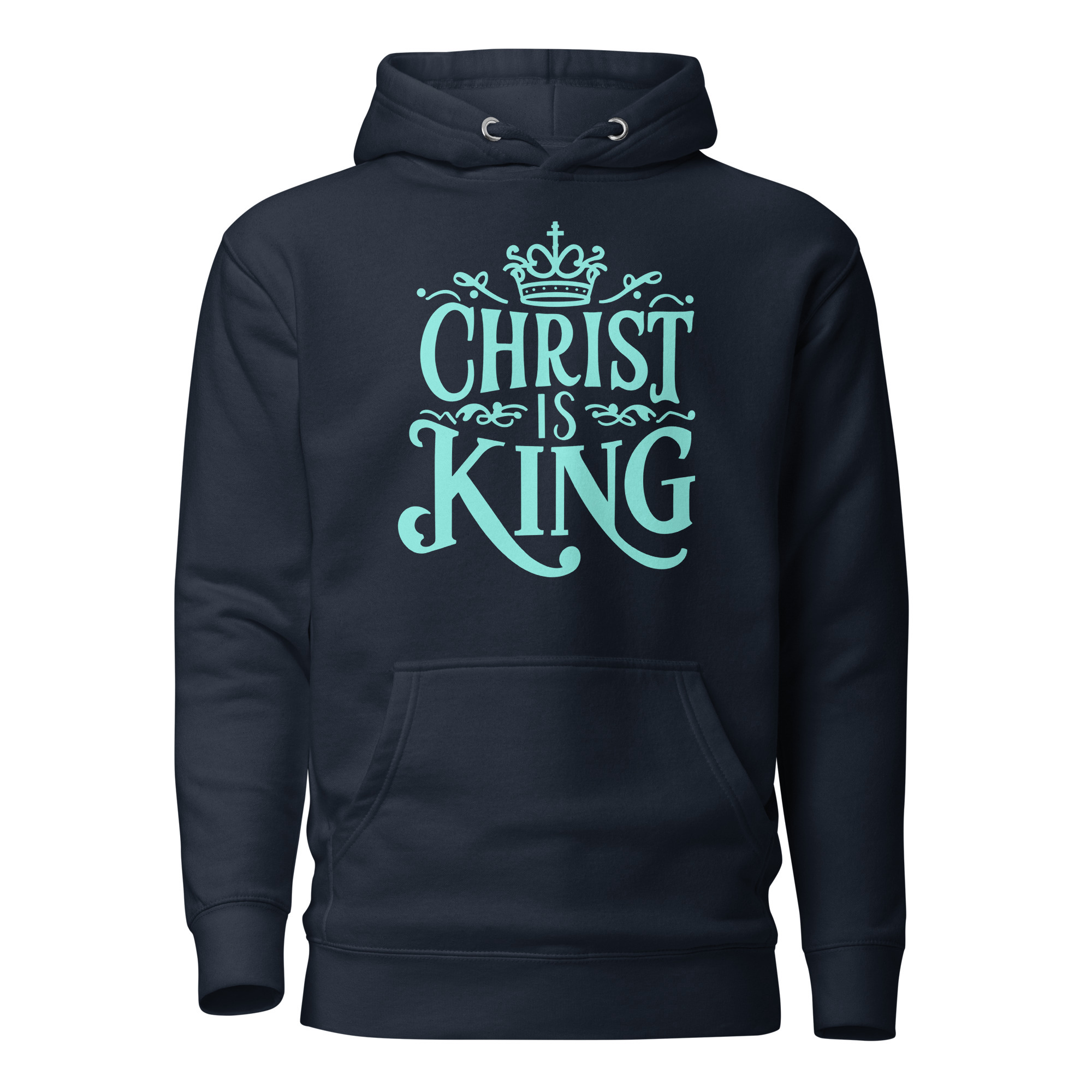 Christ is King 2.0 Hoodie - Navy Blazer / L
