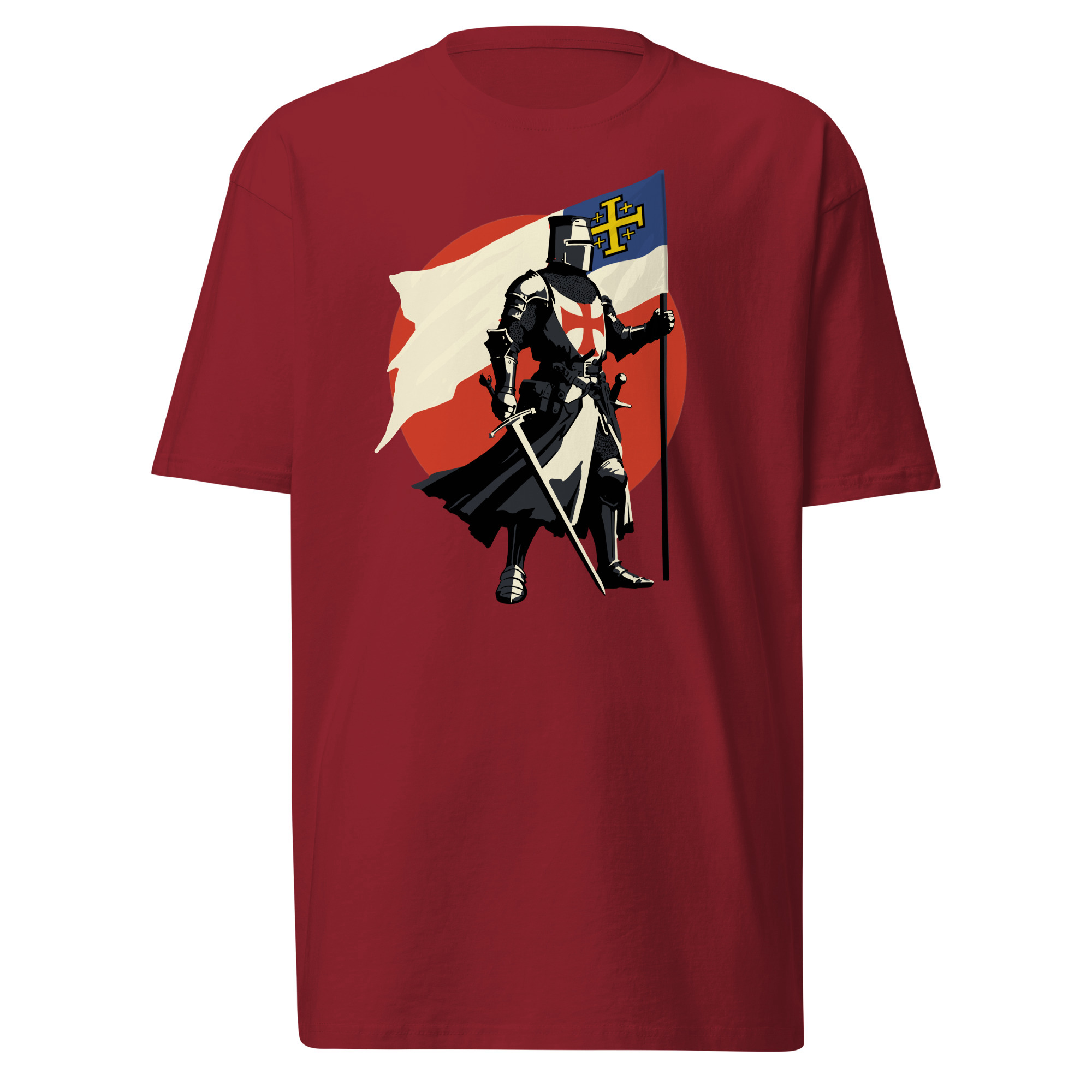 Crusader T-Shirt - Brick Red / M