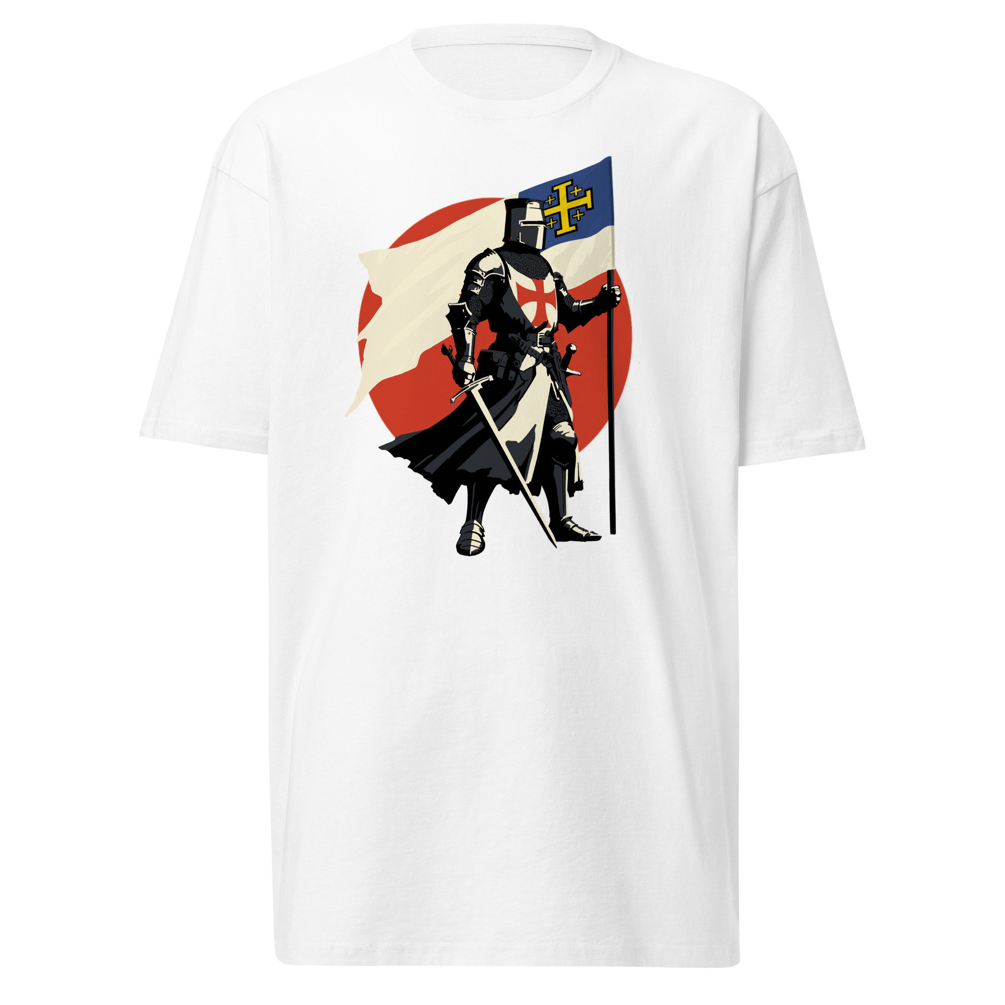 Crusader T-Shirt - White / M