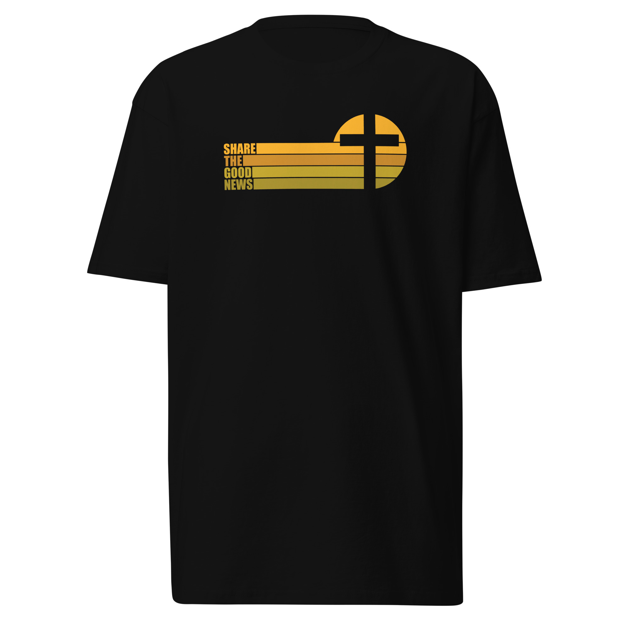 Share The Good News T-Shirt / Black / L