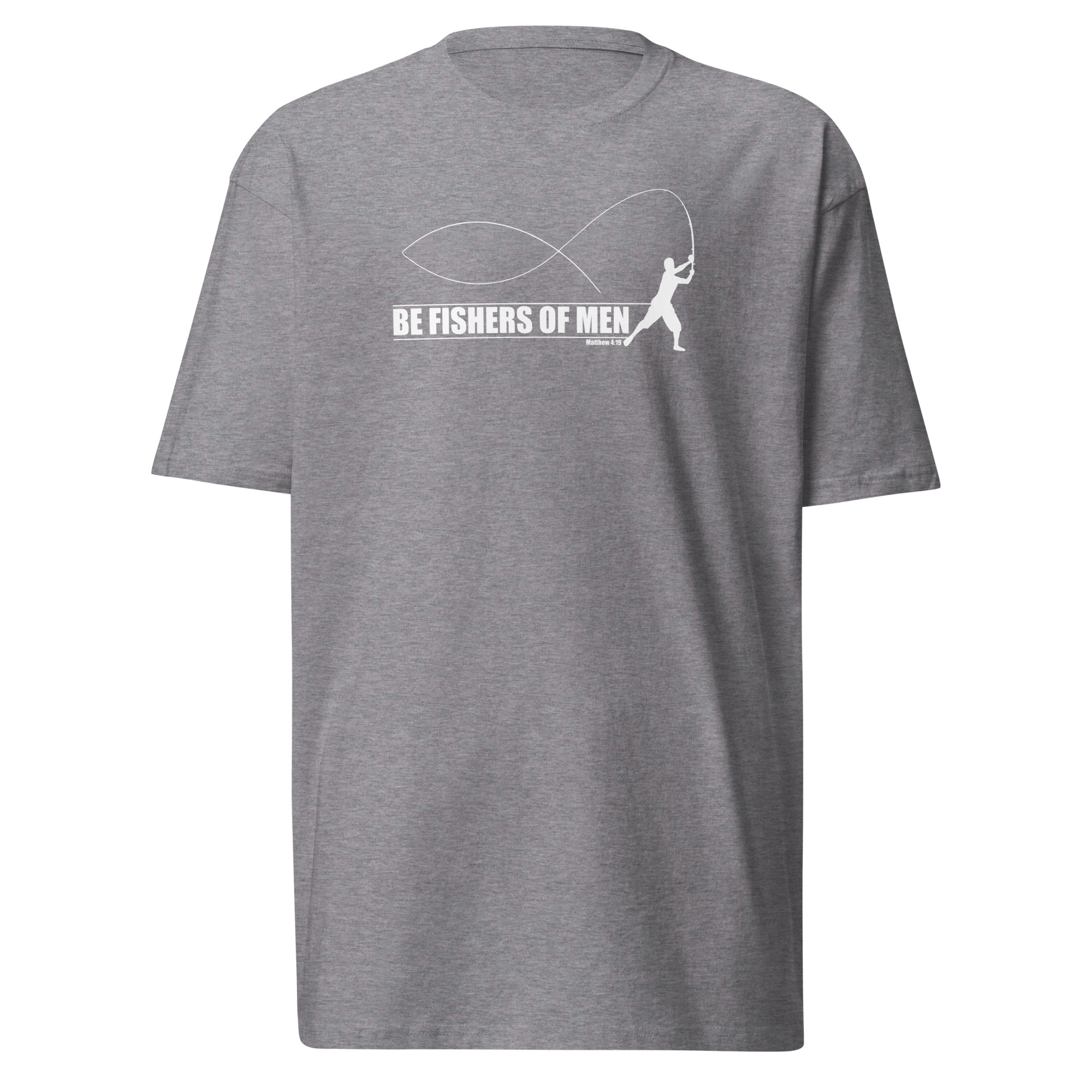 Be Fishers Of Men T-Shirt / Carbon Grey / M