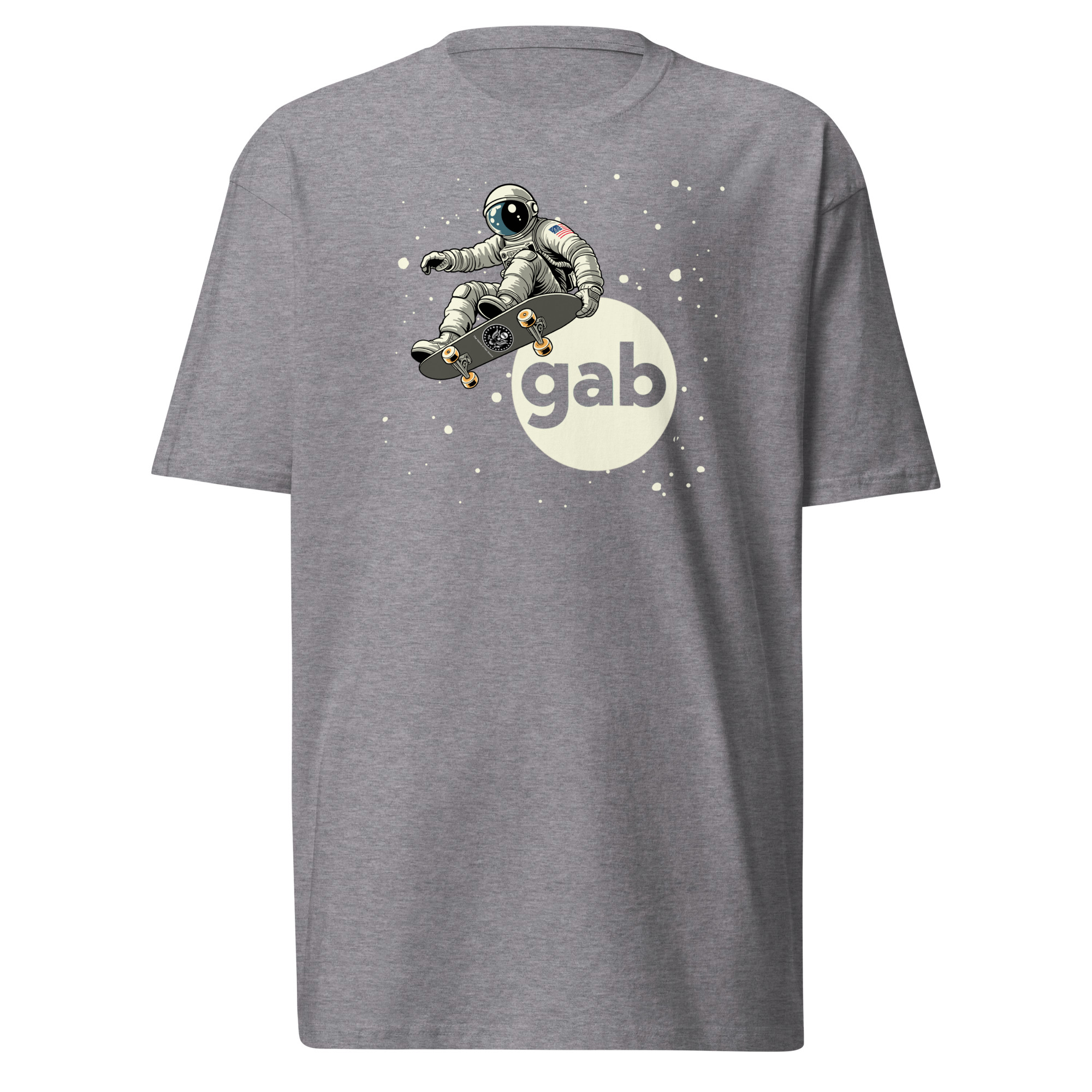 Gab Astronaut T-Shirt / Carbon Grey / L
