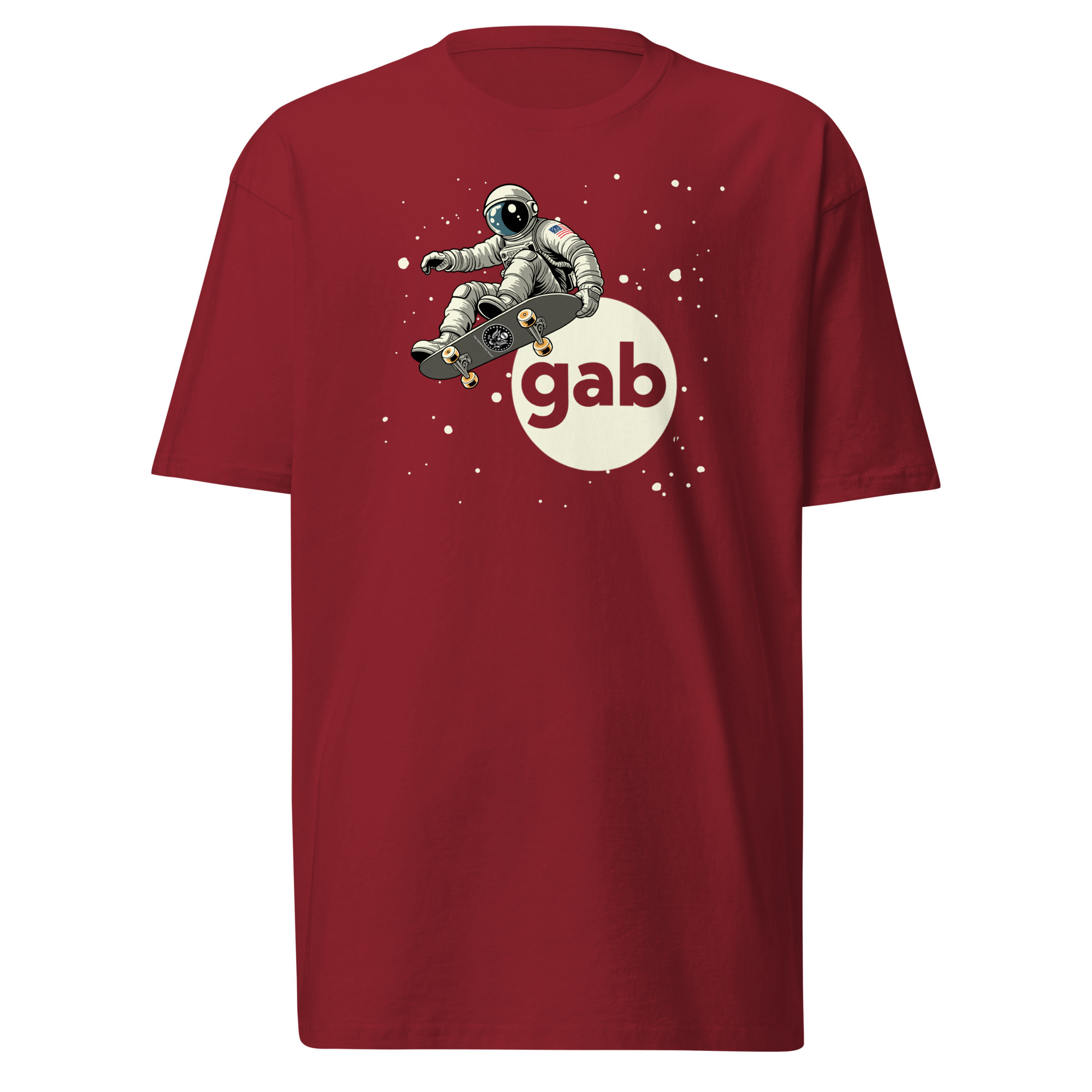 Gab Astronaut T-Shirt / Brick Red / L