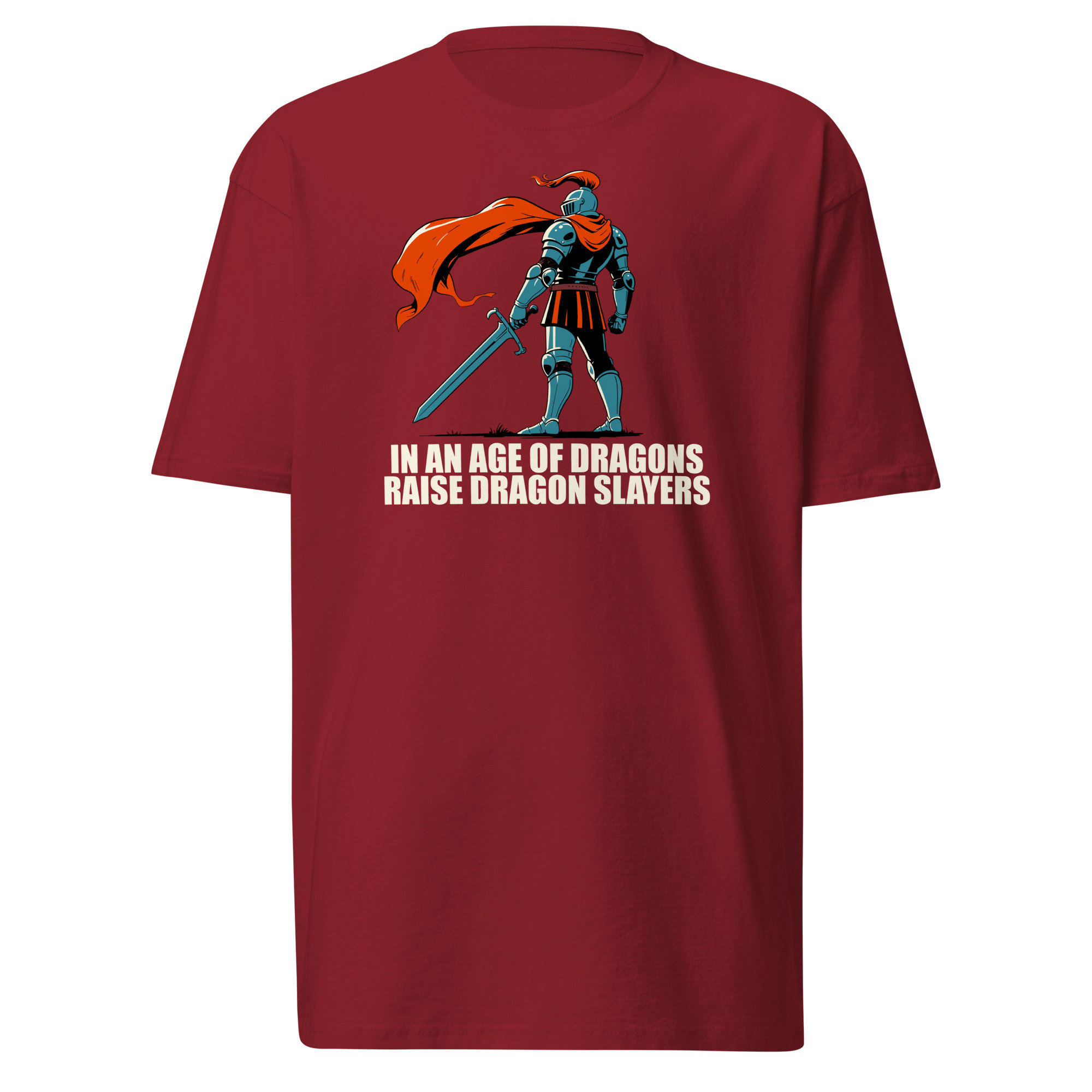 Dragon Slayers T-Shirt / Brick Red / M
