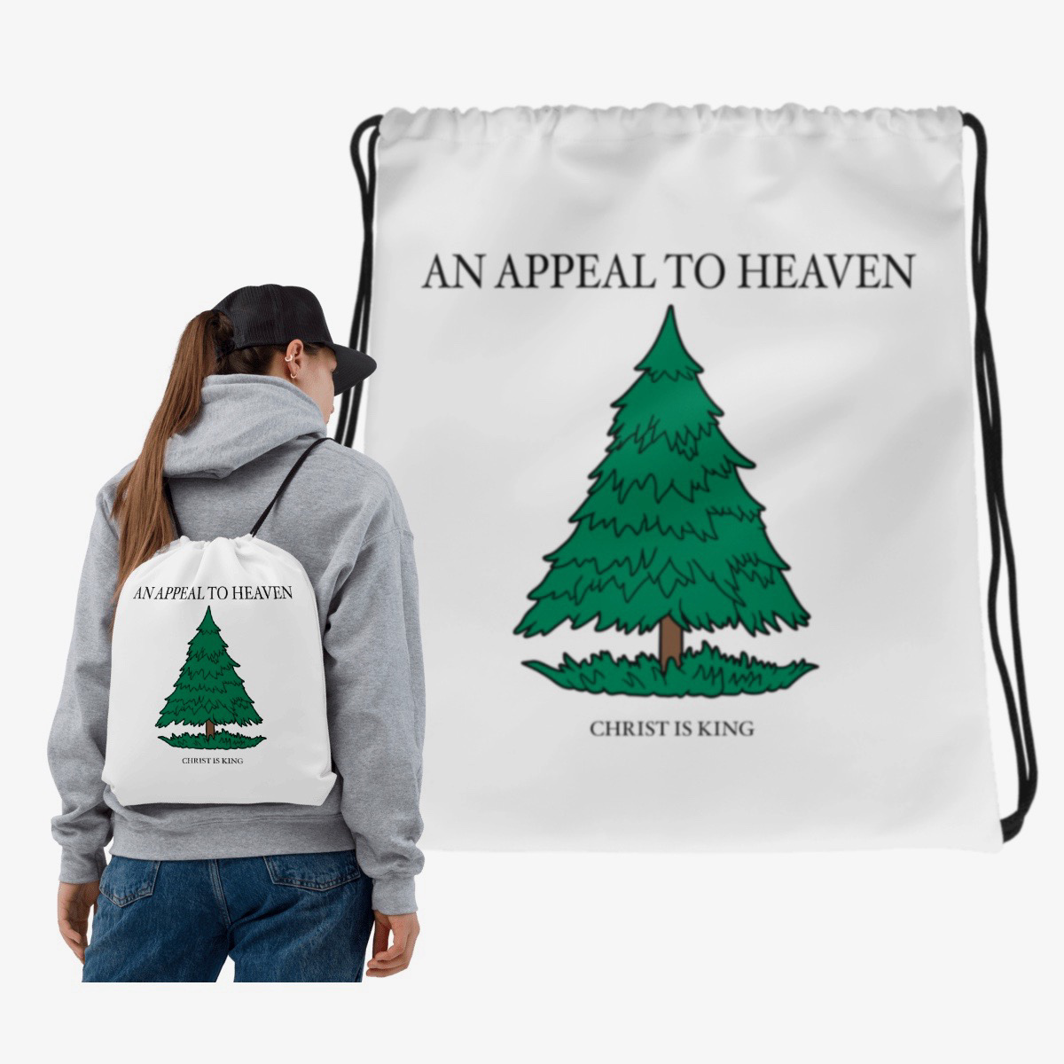 An Appeal To Heaven Drawstring Bag