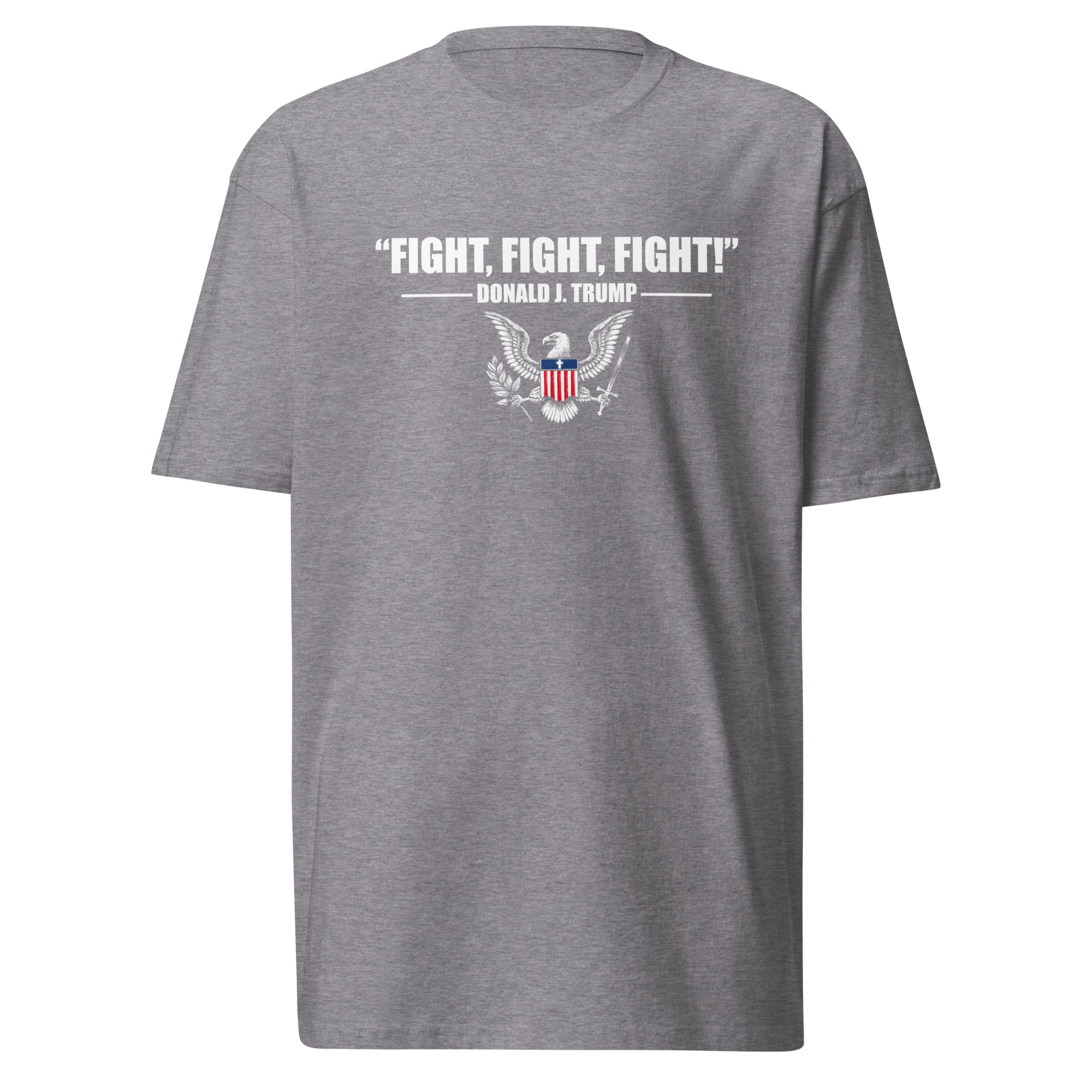 Fight! Fight! Fight! T-Shirt / Carbon Grey / XL