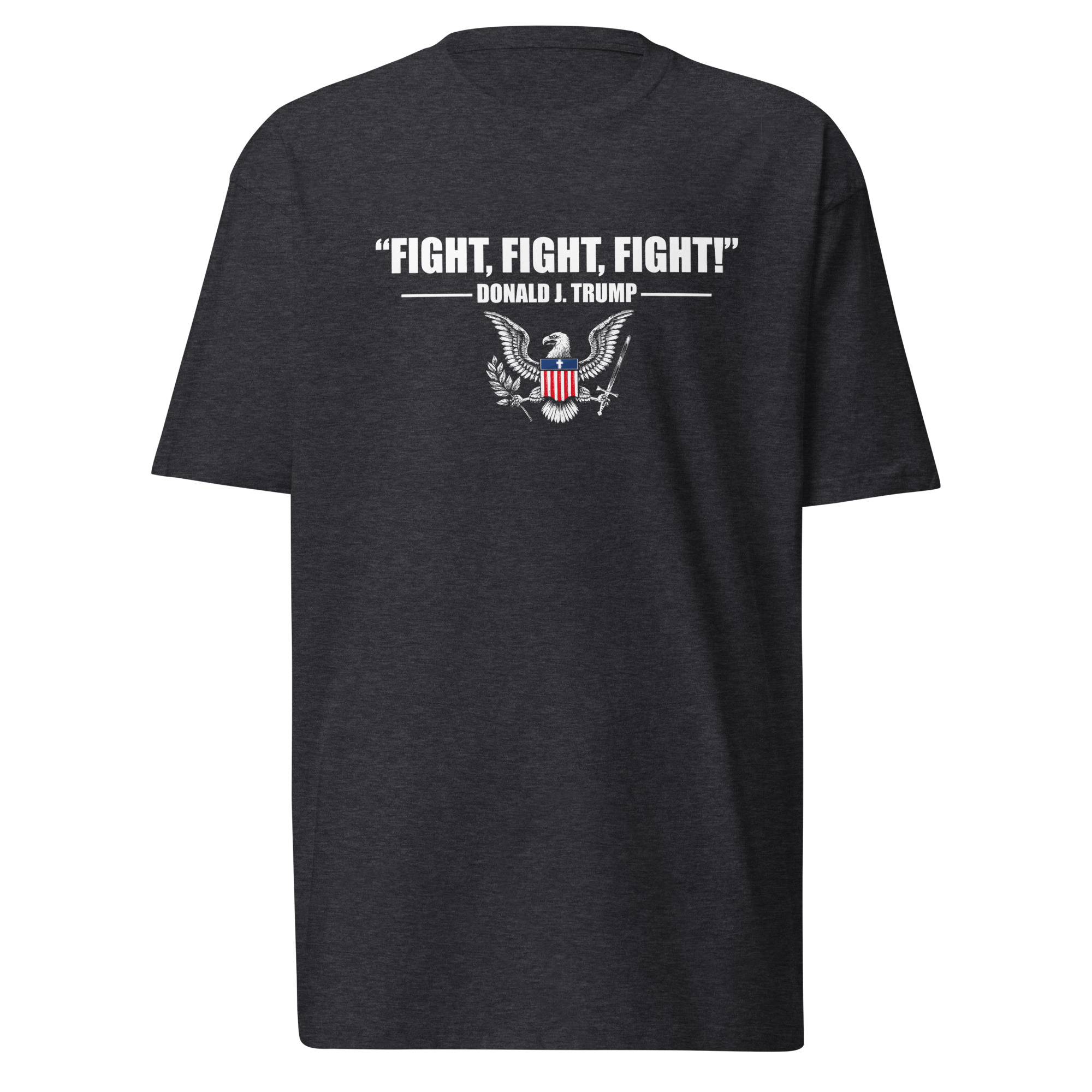 Fight! Fight! Fight! T-Shirt / Charcoal Heather / XL