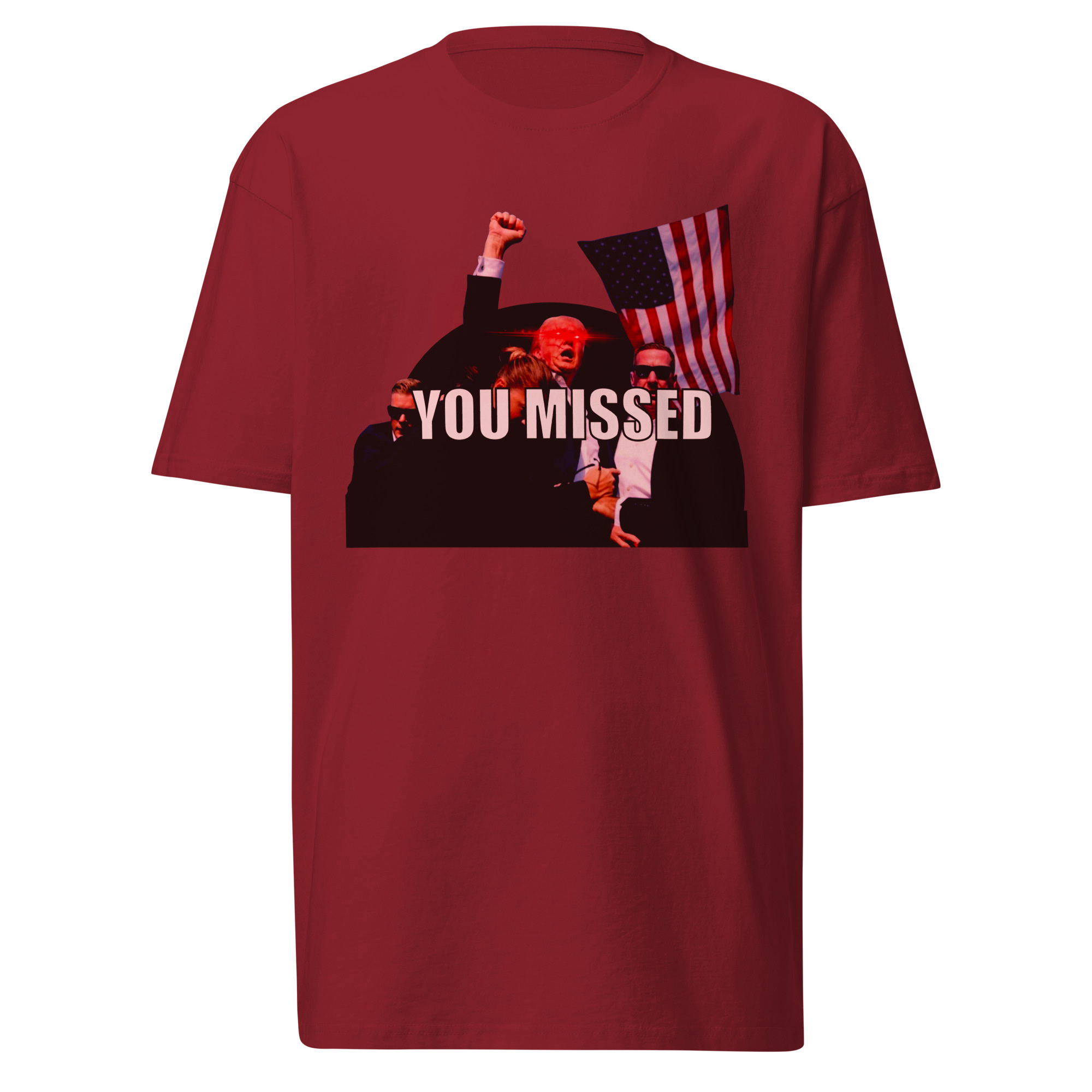 You Missed T-Shirt / Brick Red / XL