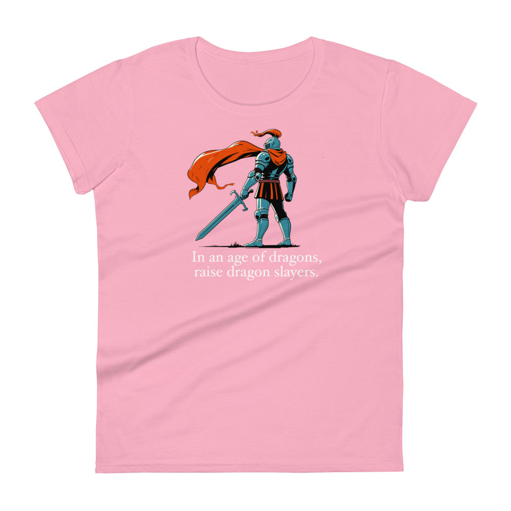 Dragon Slayers Women's T-Shirt / Charity Pink / XL