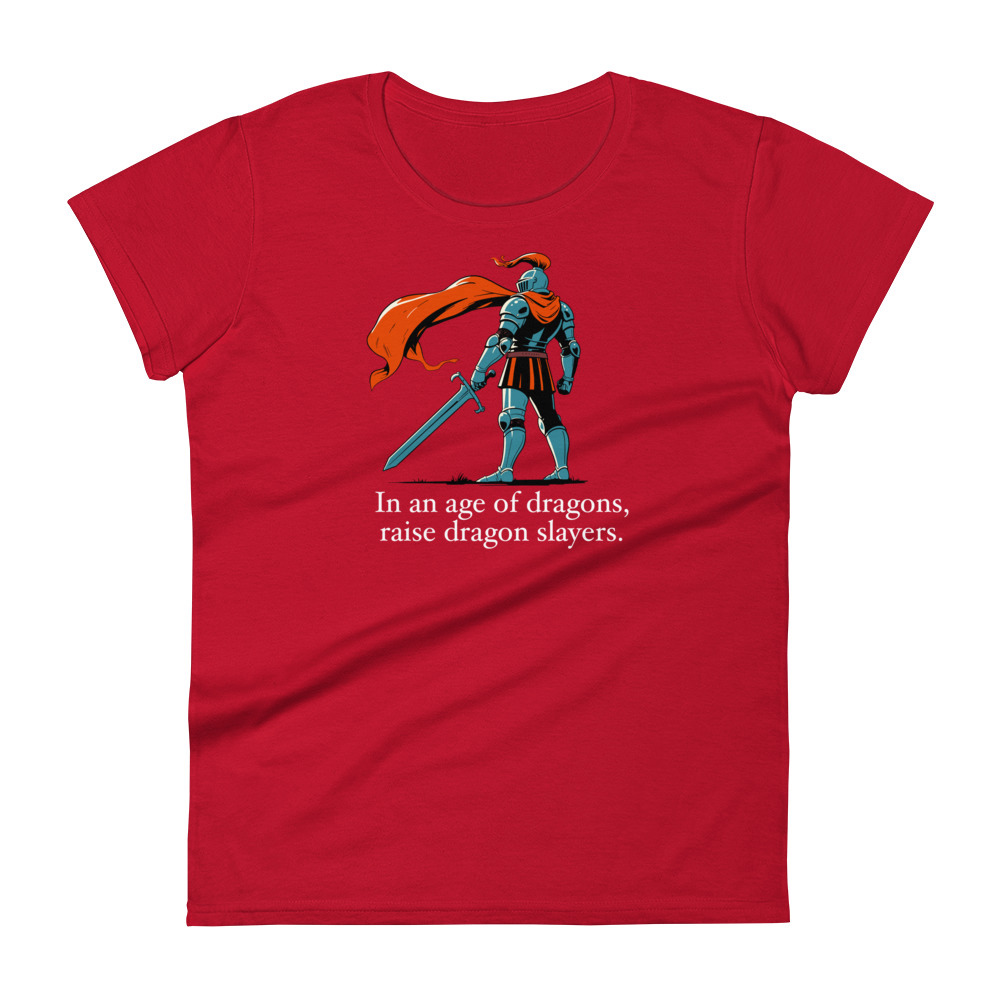 Dragon Slayers Women's T-Shirt / True Red / S