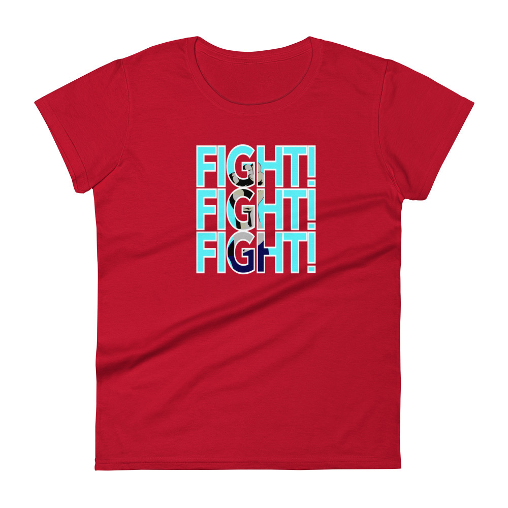 Trump Fight Women's T-Shirt / True Red / S