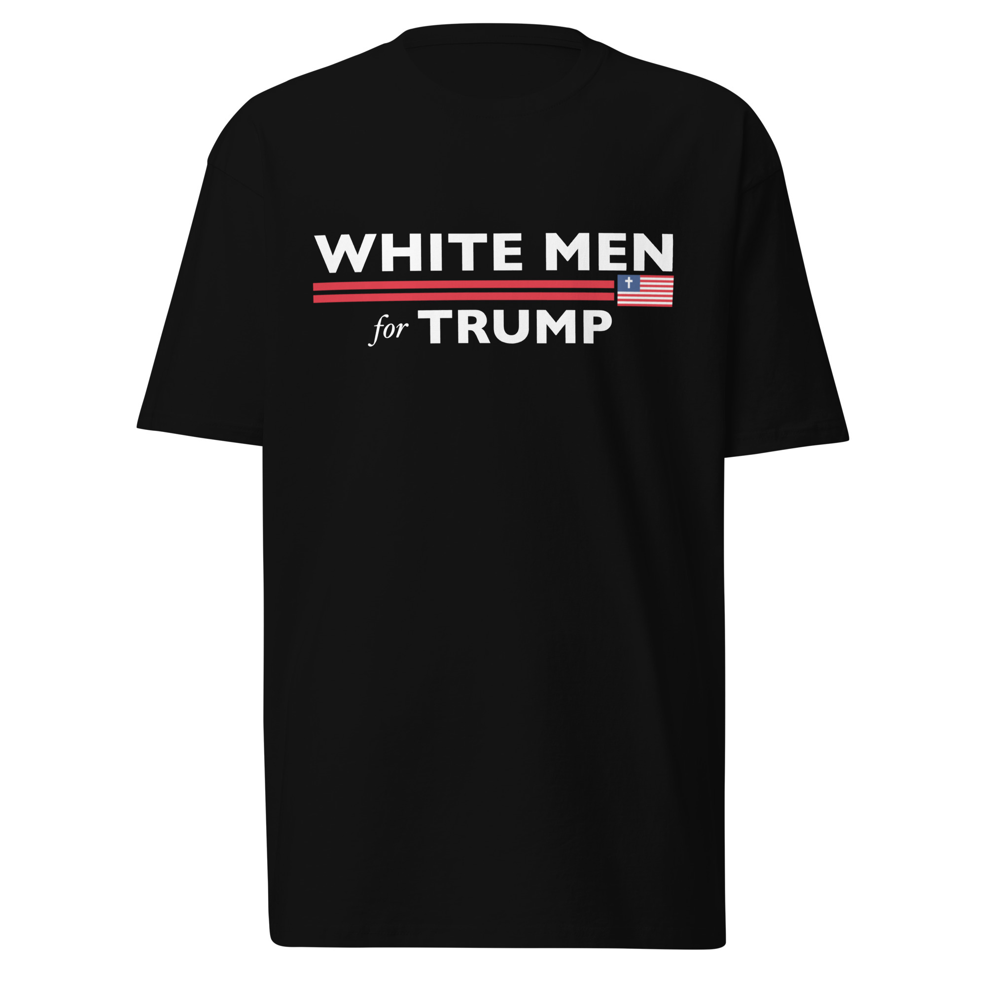 White Men For Trump T-Shirt / Black / S