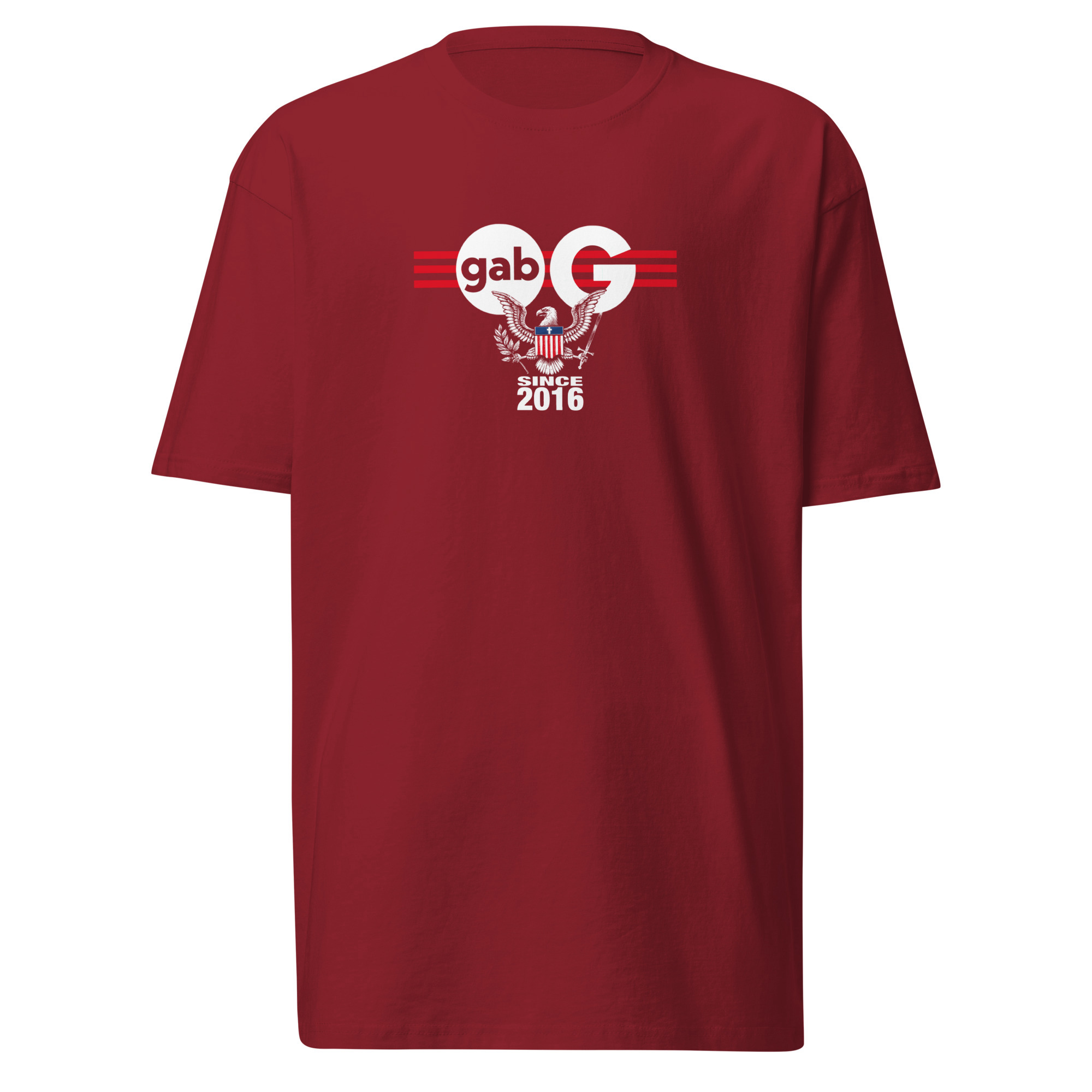 Gab Est. 2016 T-Shirt / Brick Red / S