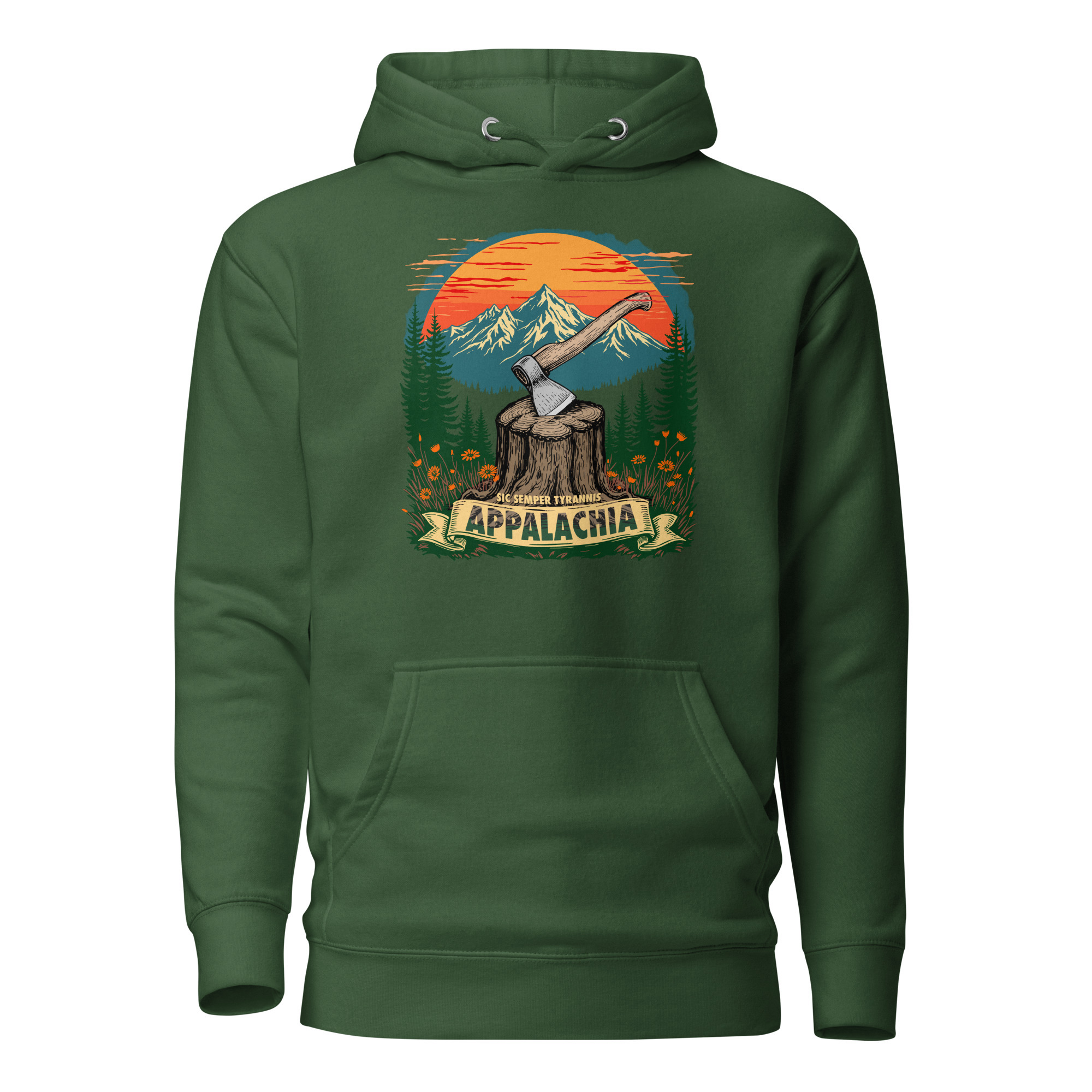 Appalachia Hoodie / Forest Green / S