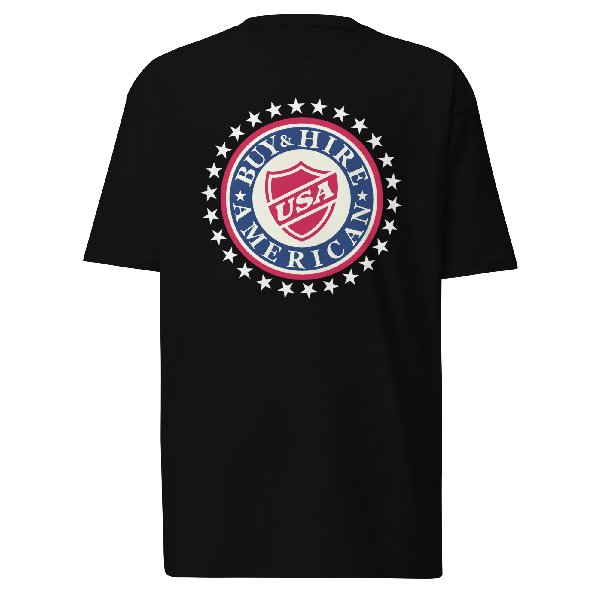 Buy & Hire American T-Shirt / Black / M