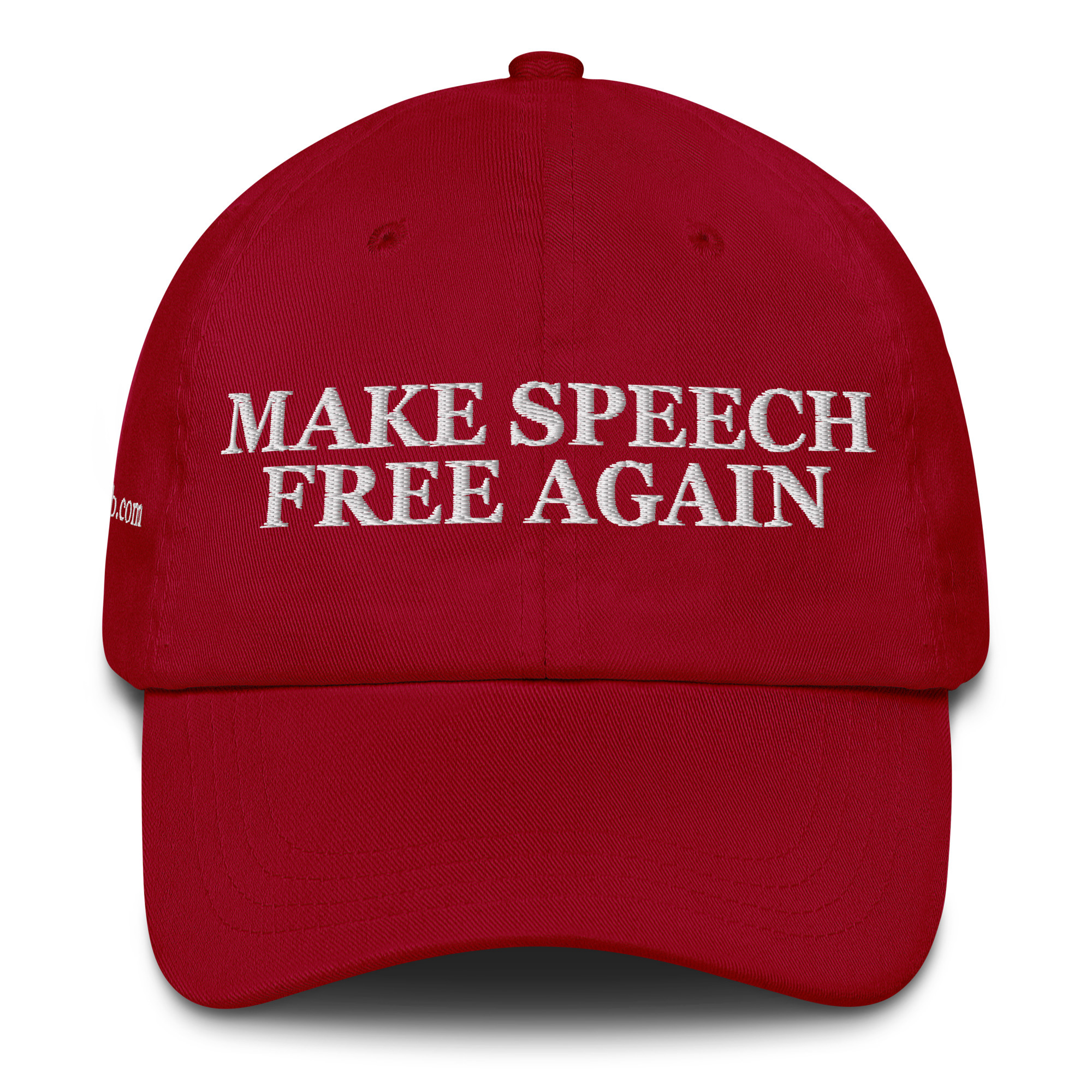 Make Speech Free Again Hat (+1 Yr. PRO) / Cranberry