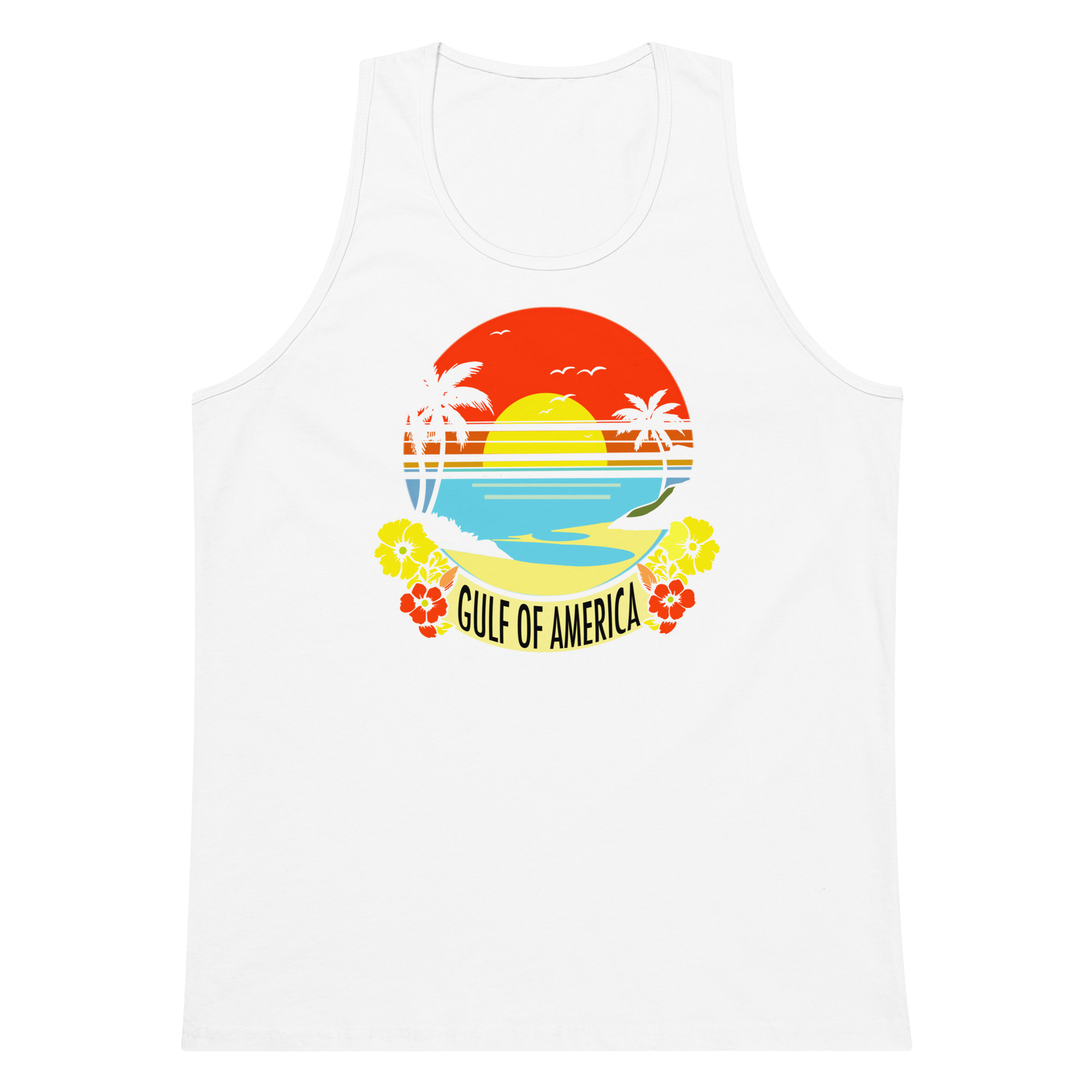 Gulf of America Tank Top / White / XL