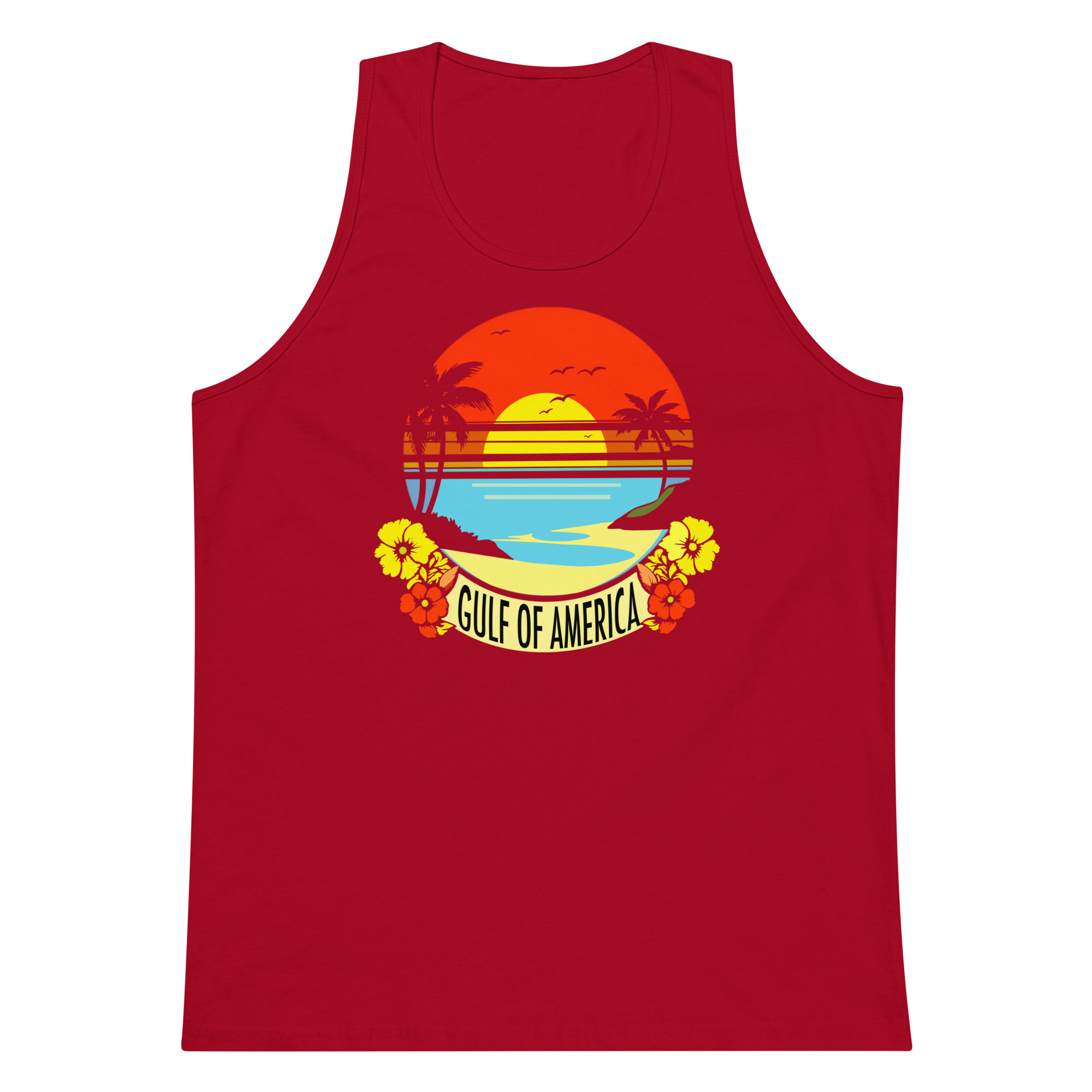 Gulf of America Tank Top / Red / L