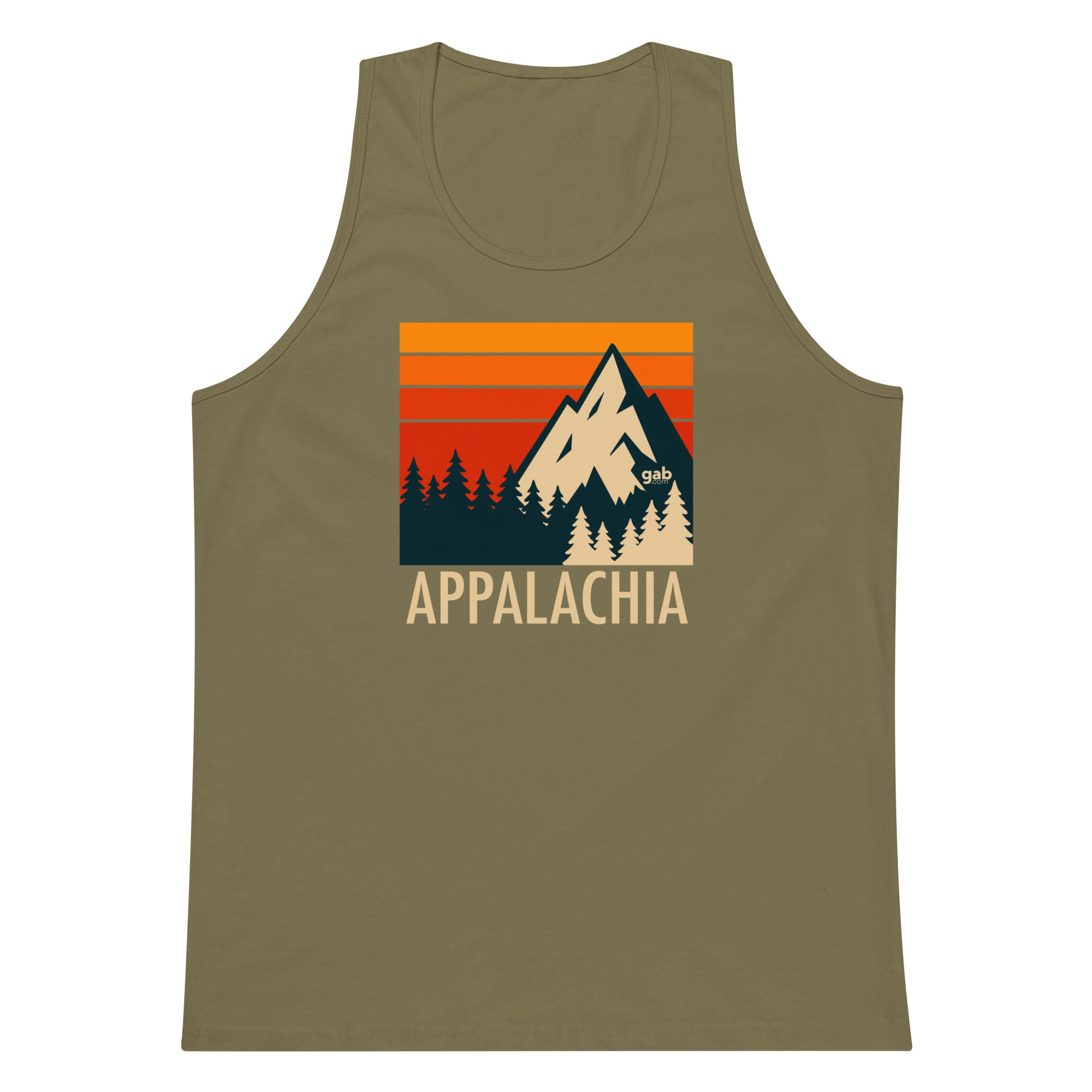 Appalachia Tank Top / Military Green / M