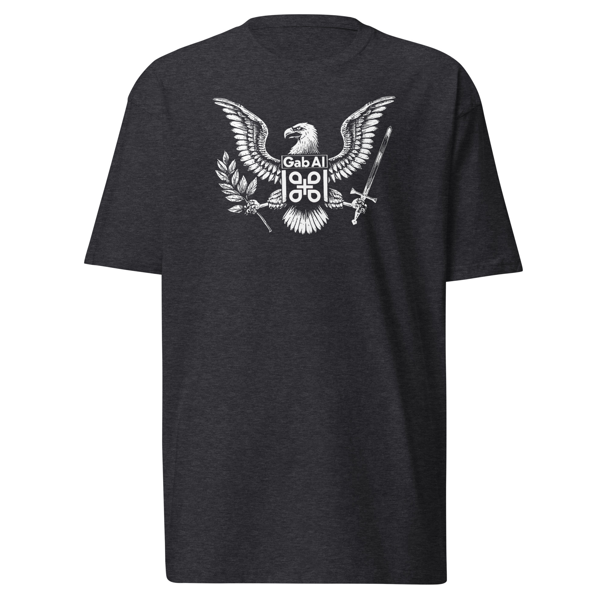 Gab A.I. T-Shirt / Charcoal Heather / XL