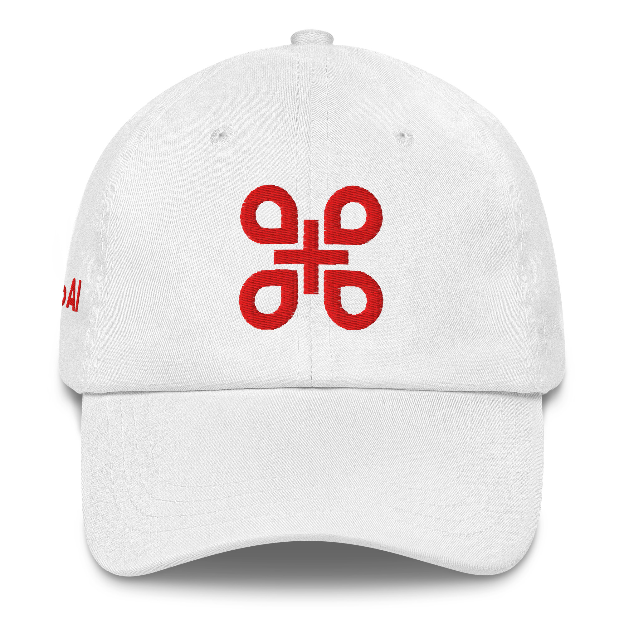 Gab AI Dad Hat / White