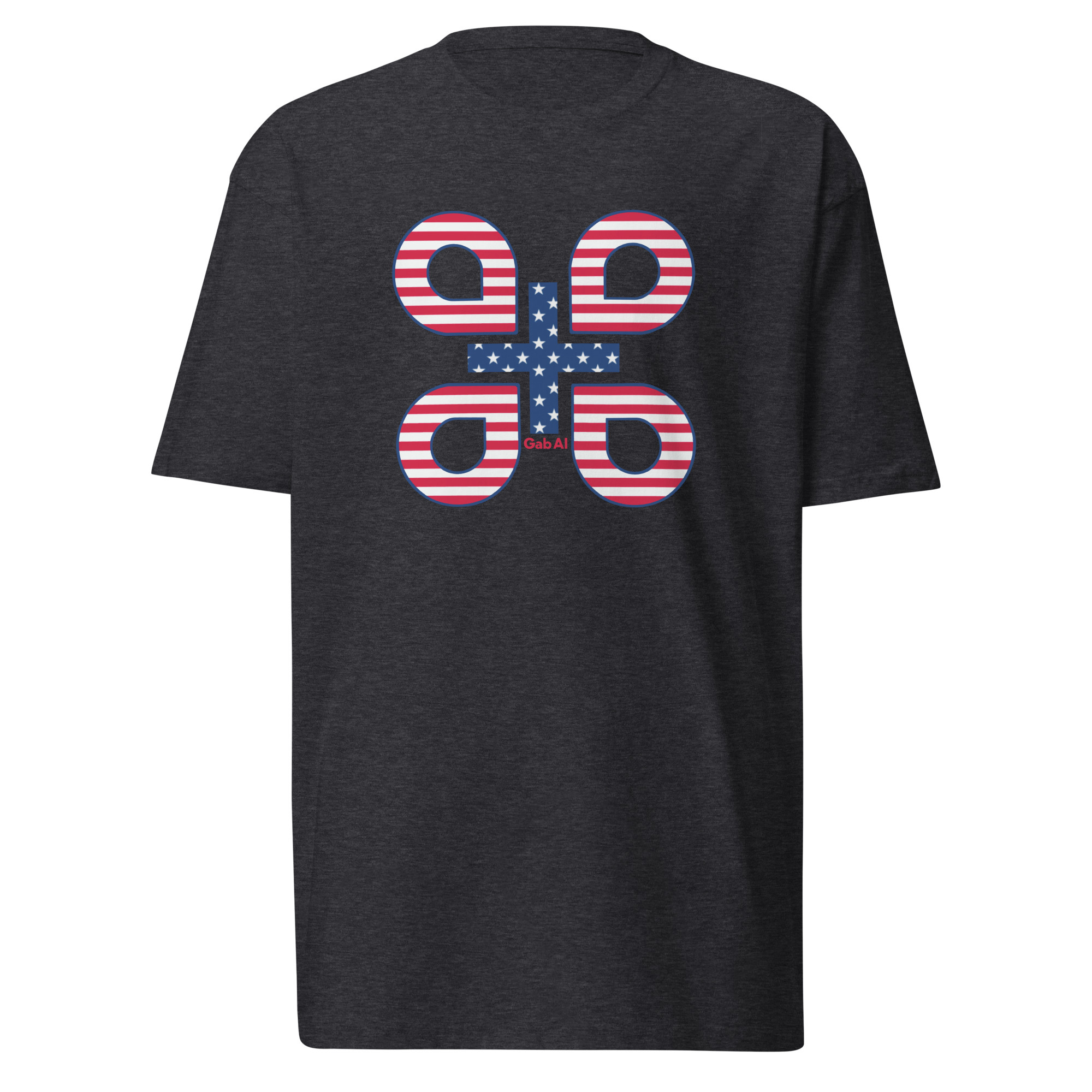 American AI T-Shirt / Charcoal Heather / S