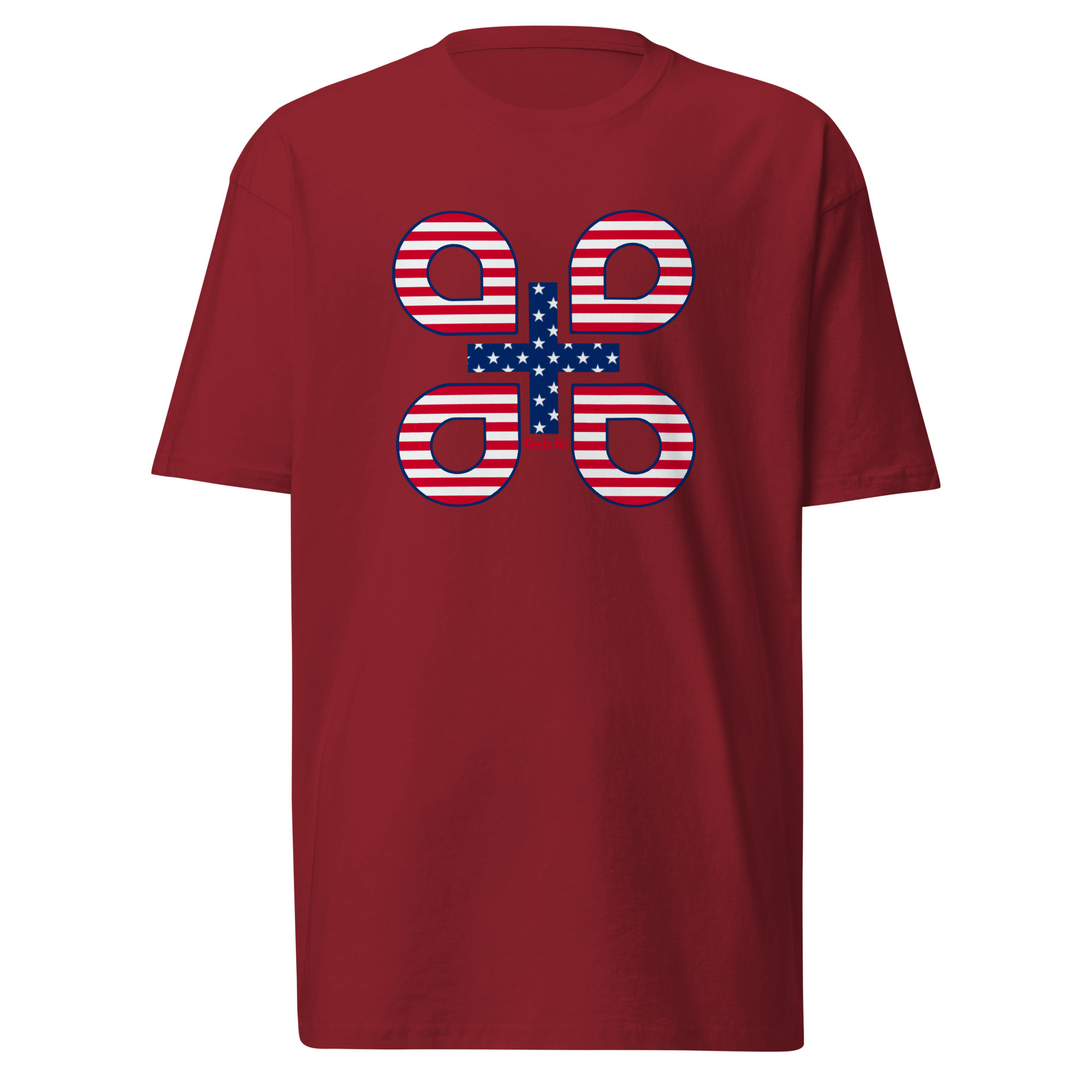 American AI T-Shirt / Brick Red / S
