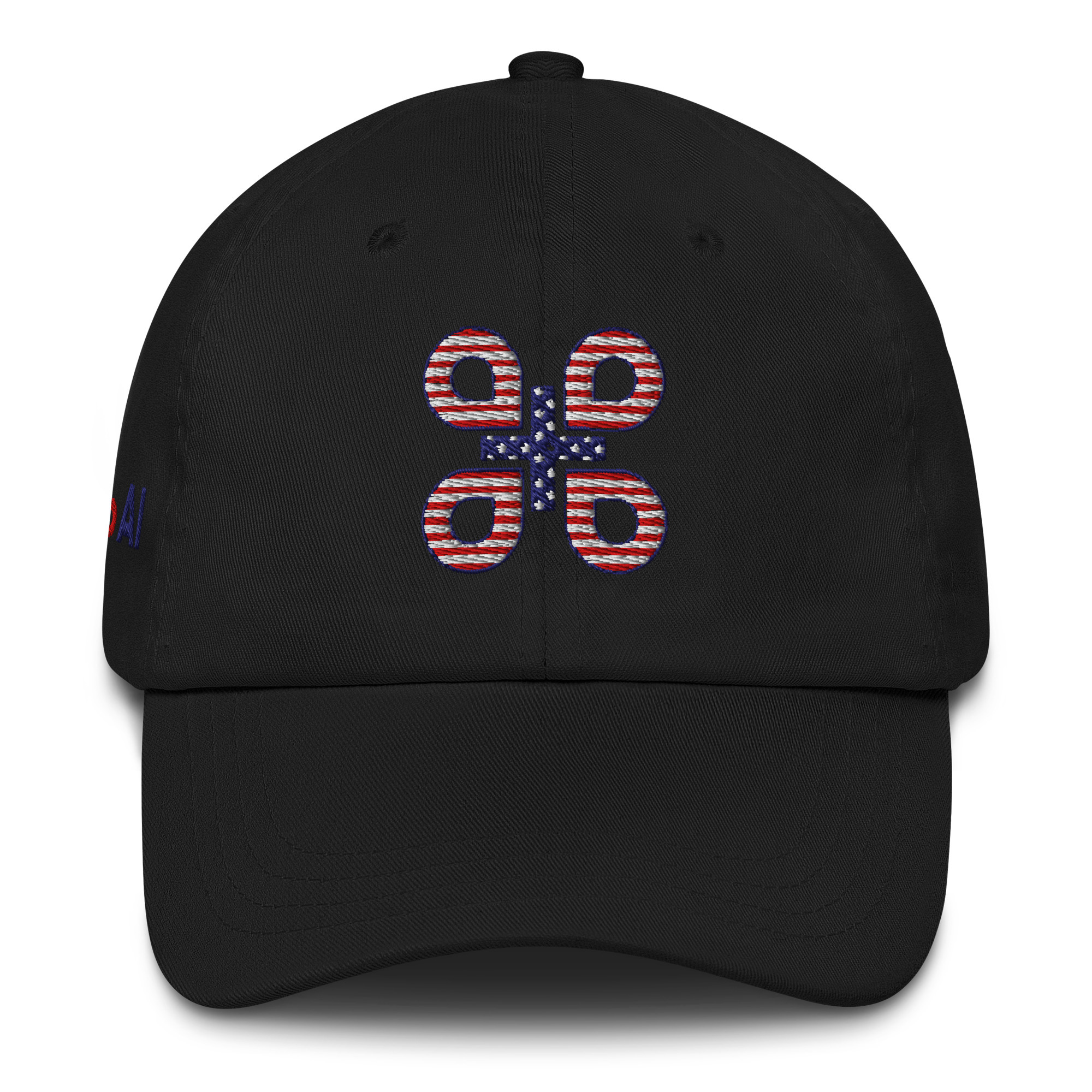 American AI Dad Hat / Black