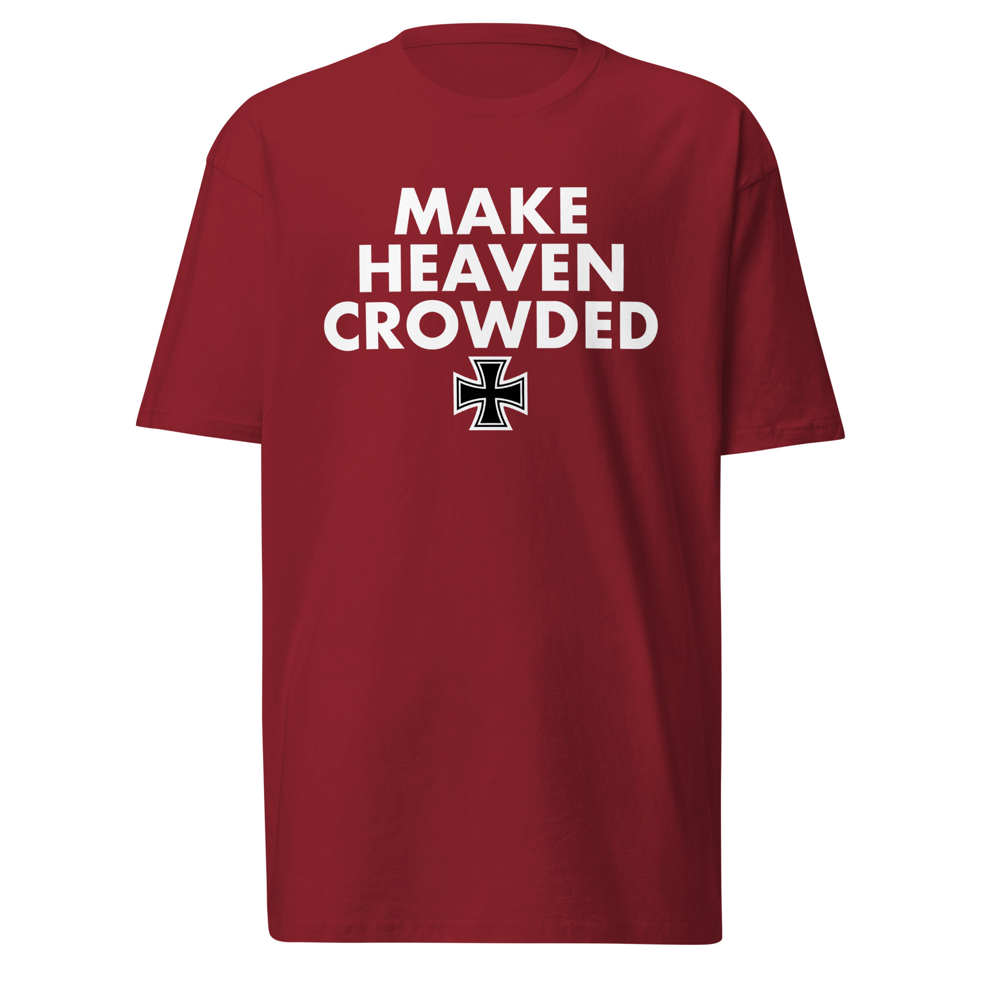 Make Heaven Crowded T-Shirt / Brick Red / S