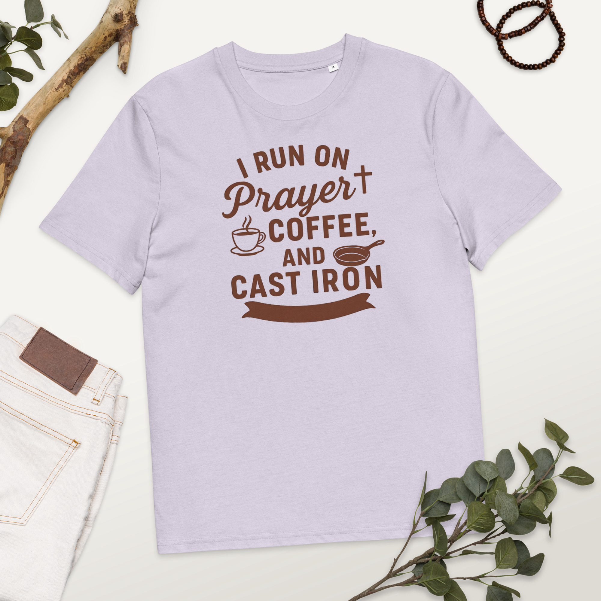 I Run On Tee / Lavender / S