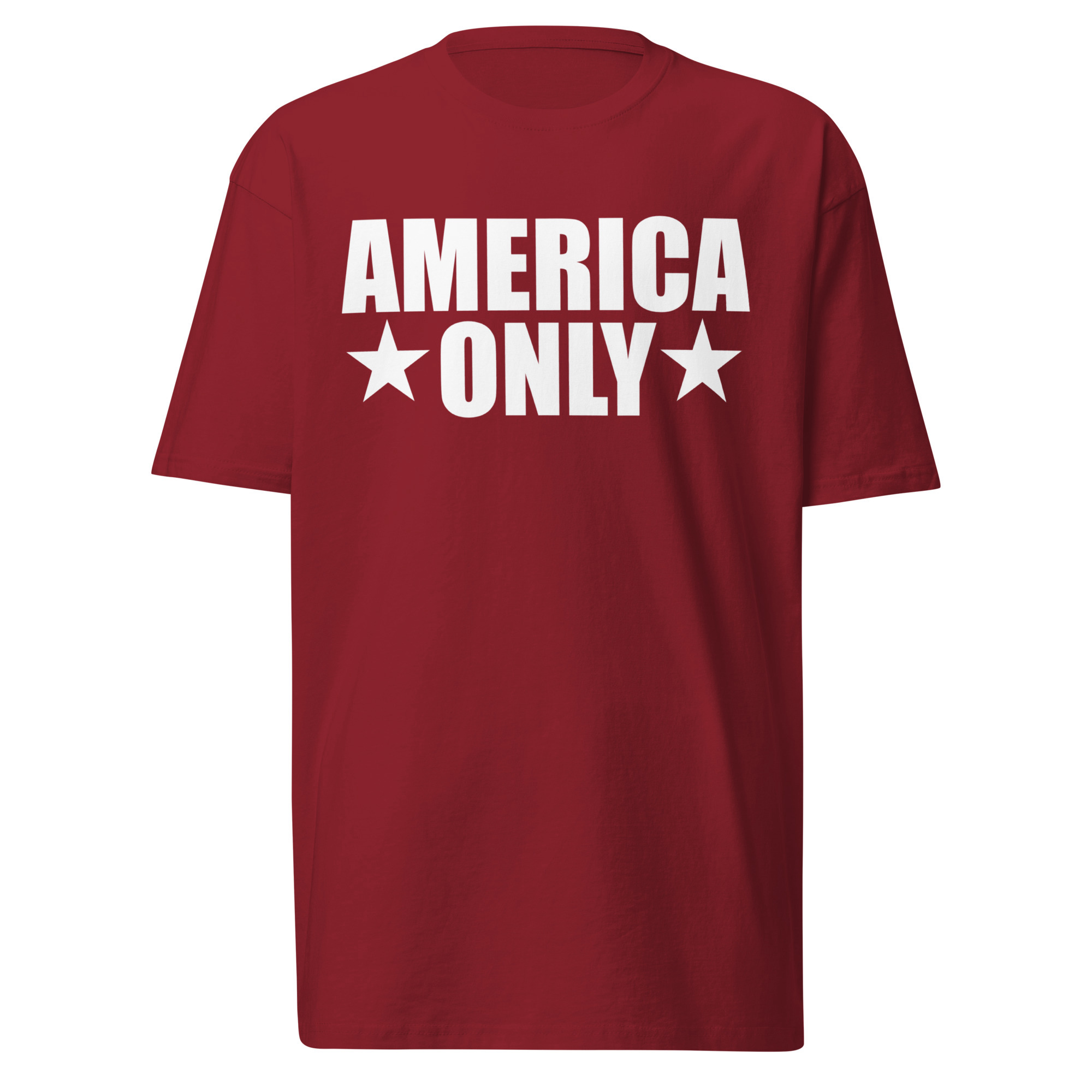 America Only T-Shirt / Brick Red / L