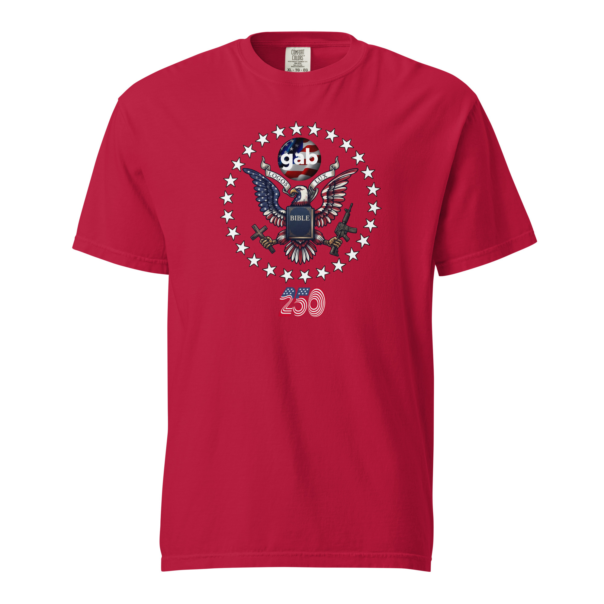 Gab Emblem 250 T-Shirt / Red / XL