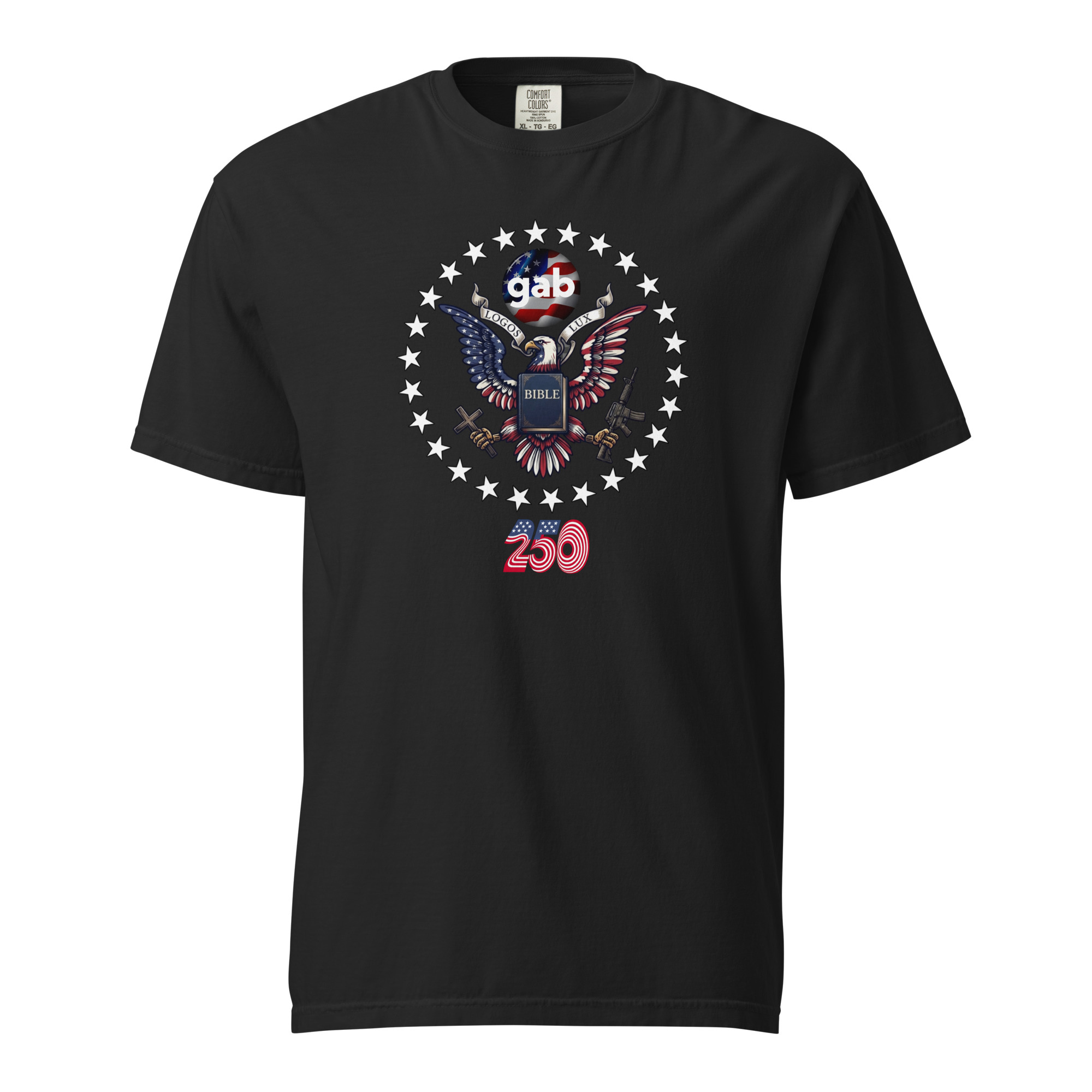 Gab Emblem 250 T-Shirt / Black / L